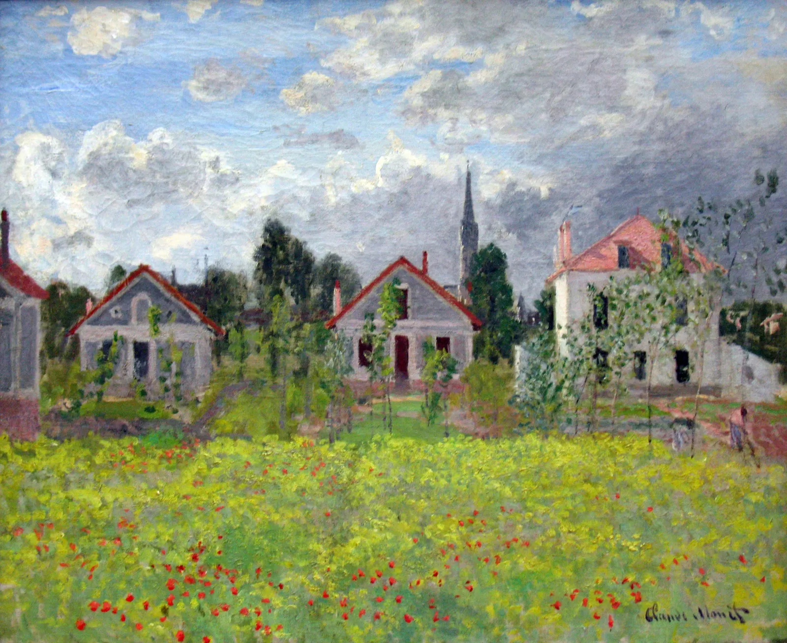 Maisons d'Argenteuil, Claude Monet