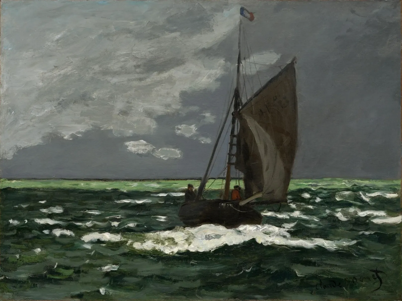 Marine, orage, Claude Monet
