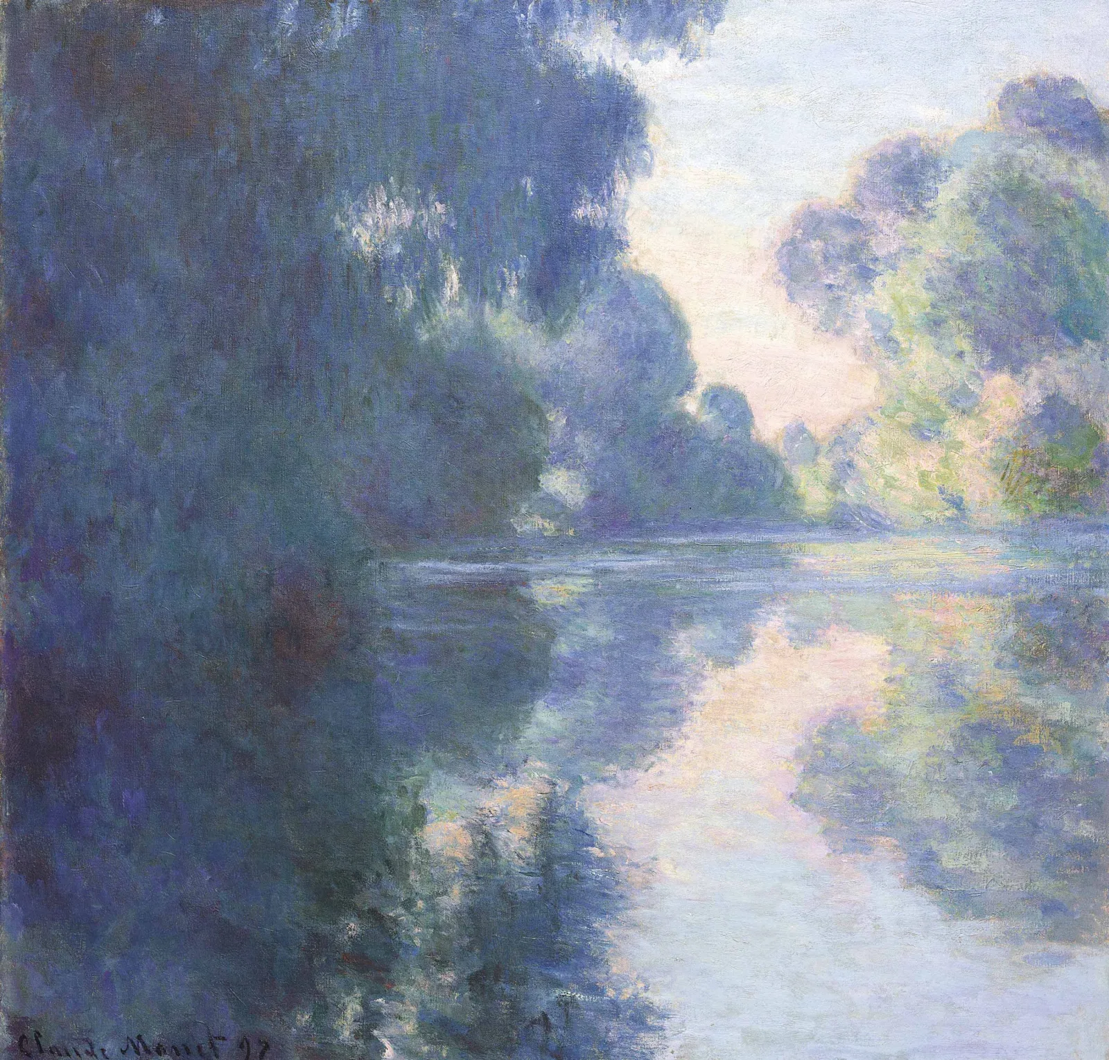 Matinée sur la Seine, Claude Monet
