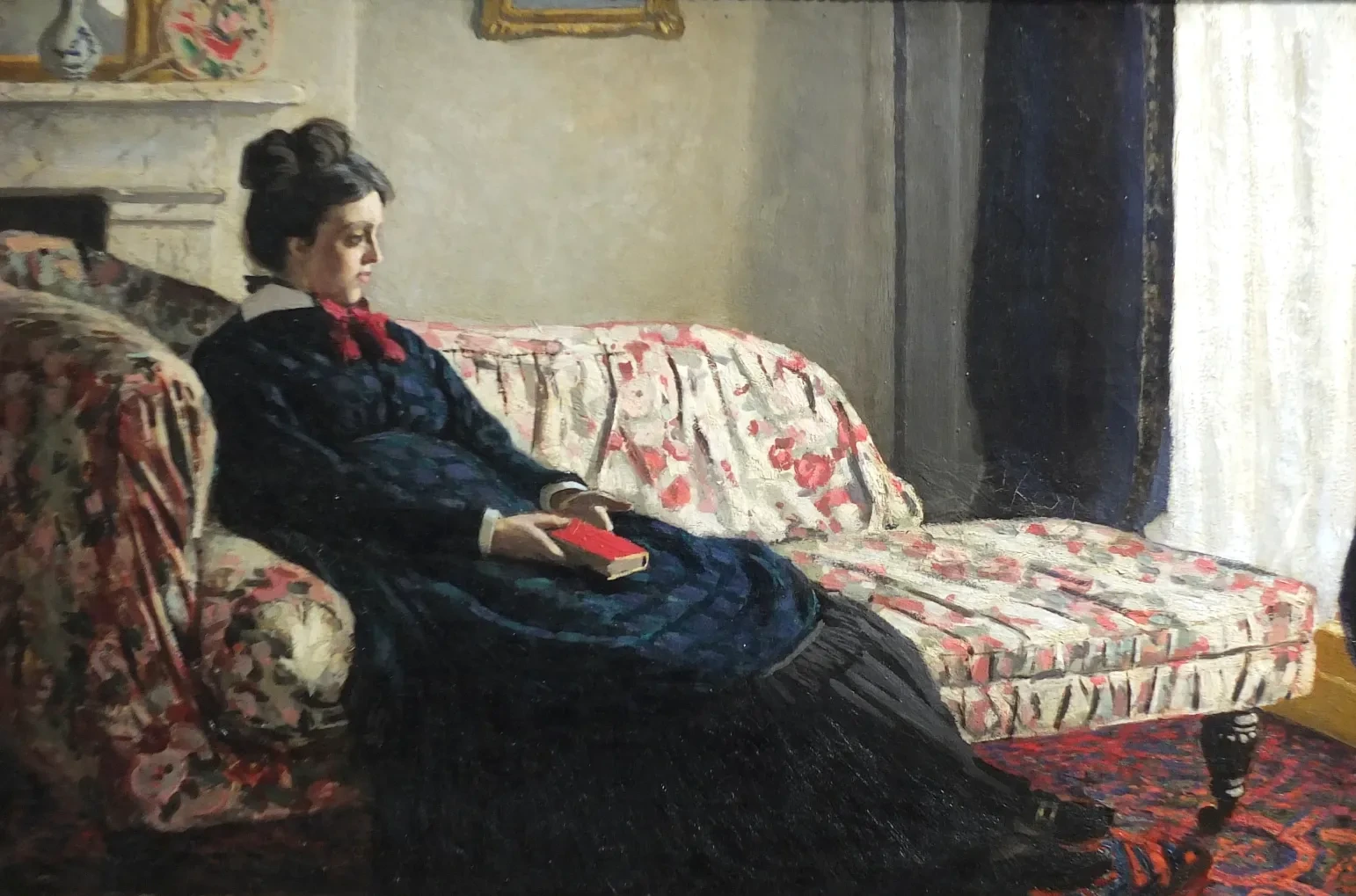 Méditation. Madame Monet au canapé, Claude Monet