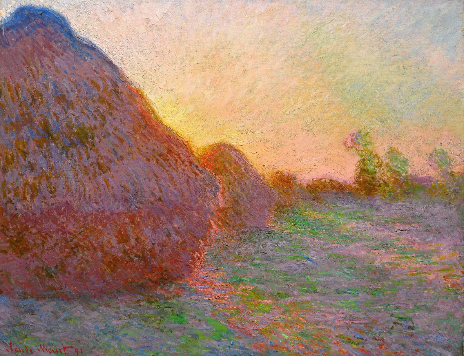 Meules, Claude Monet