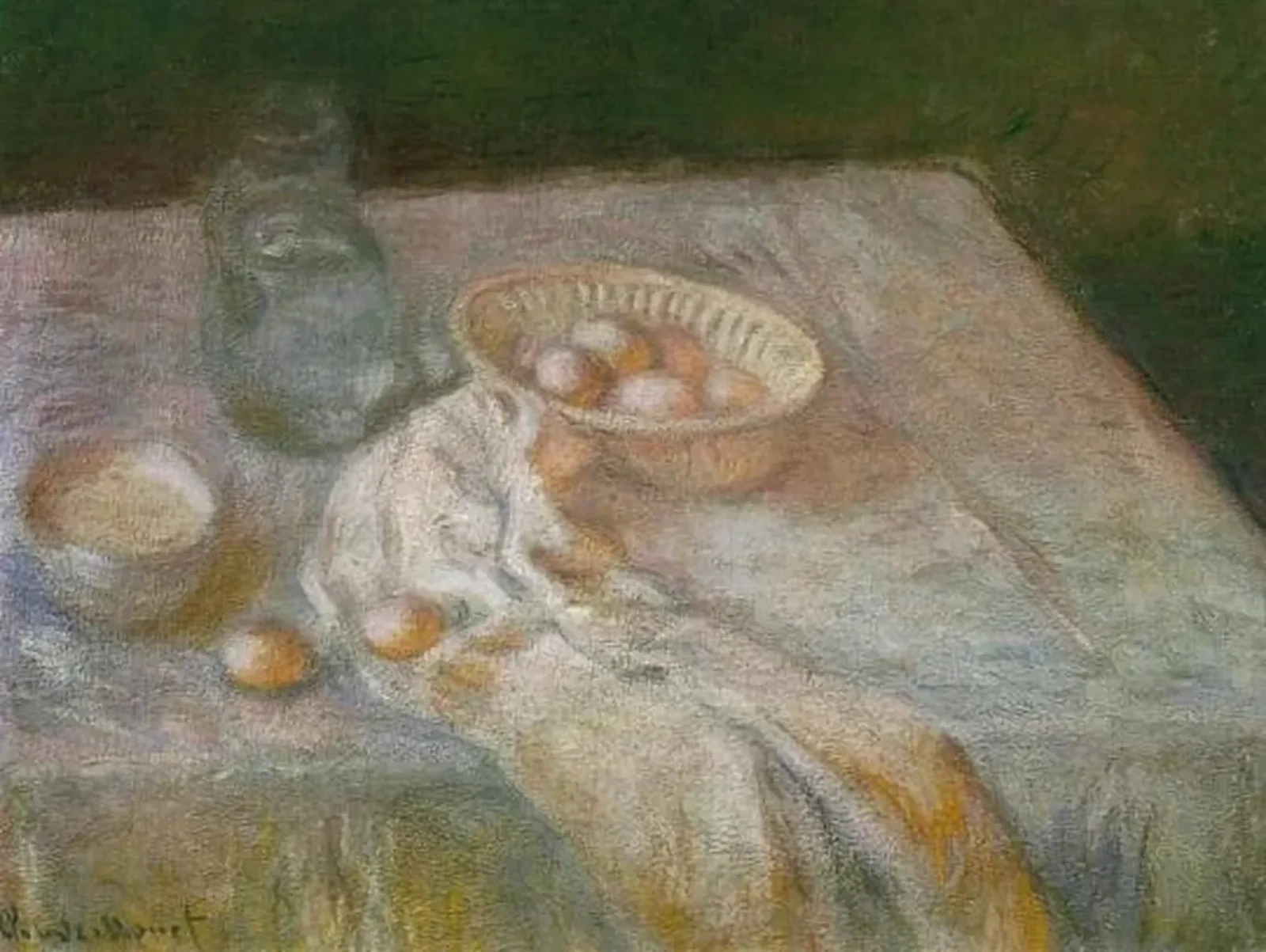 Nature morte aux œufs, Claude Monet