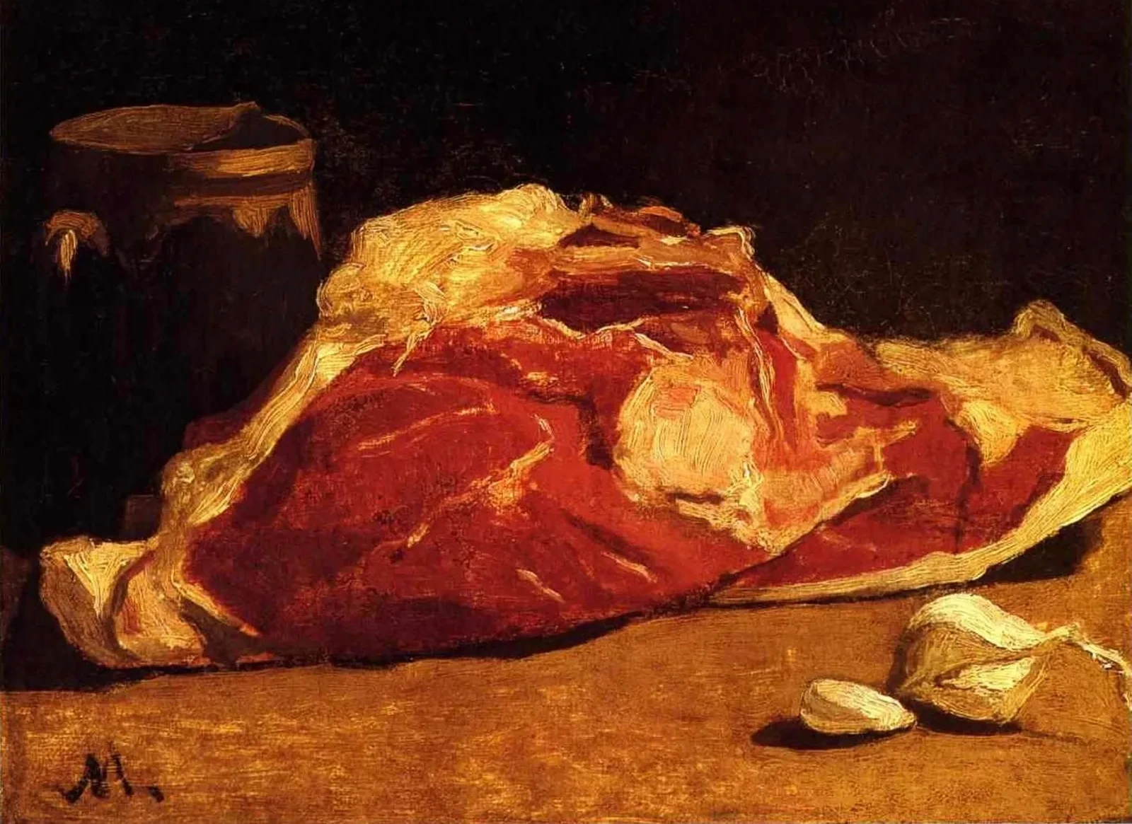 Nature Morte, le quartier de viande, Claude Monet