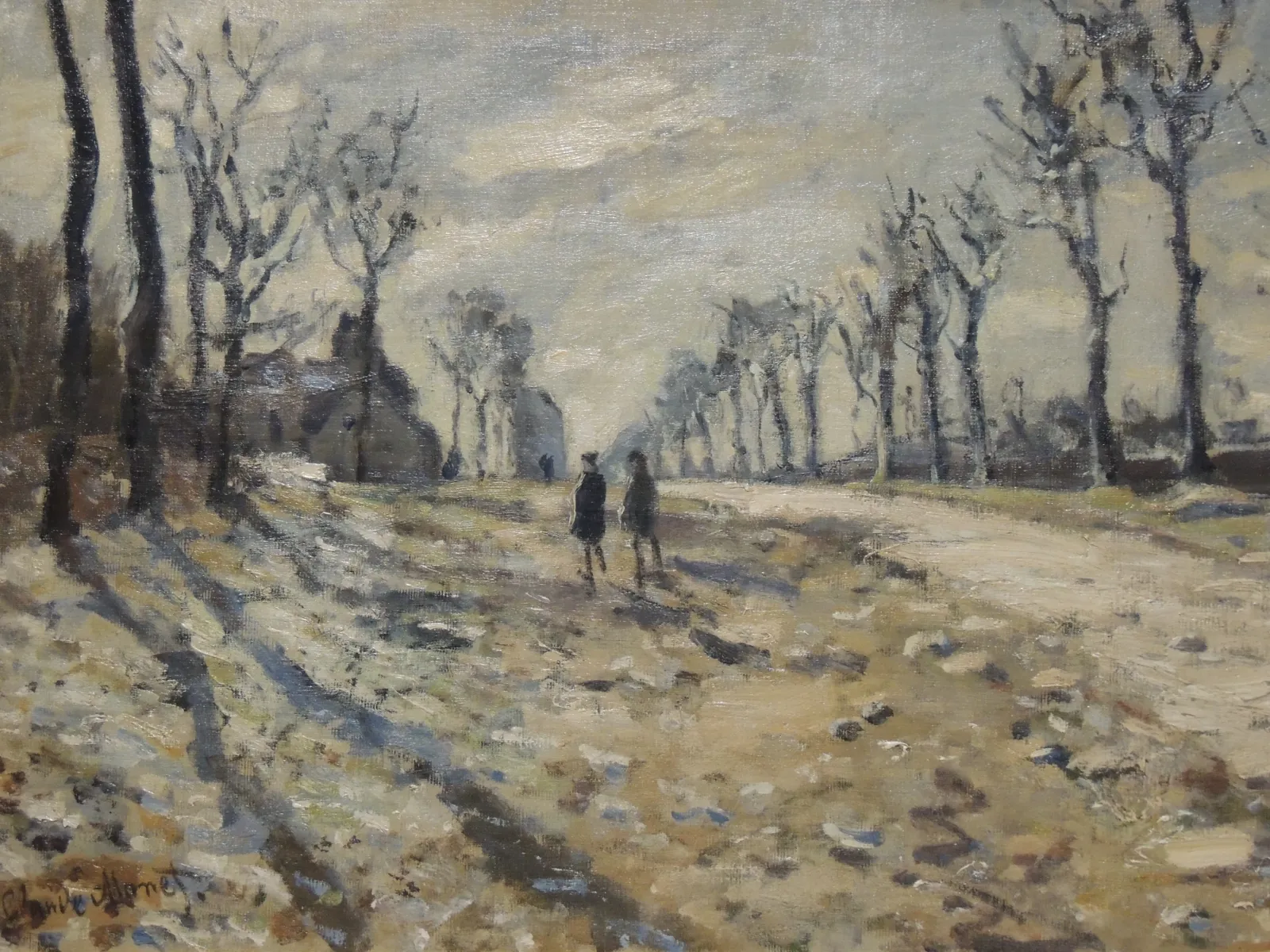 Neige au soleil couchant, Claude Monet
