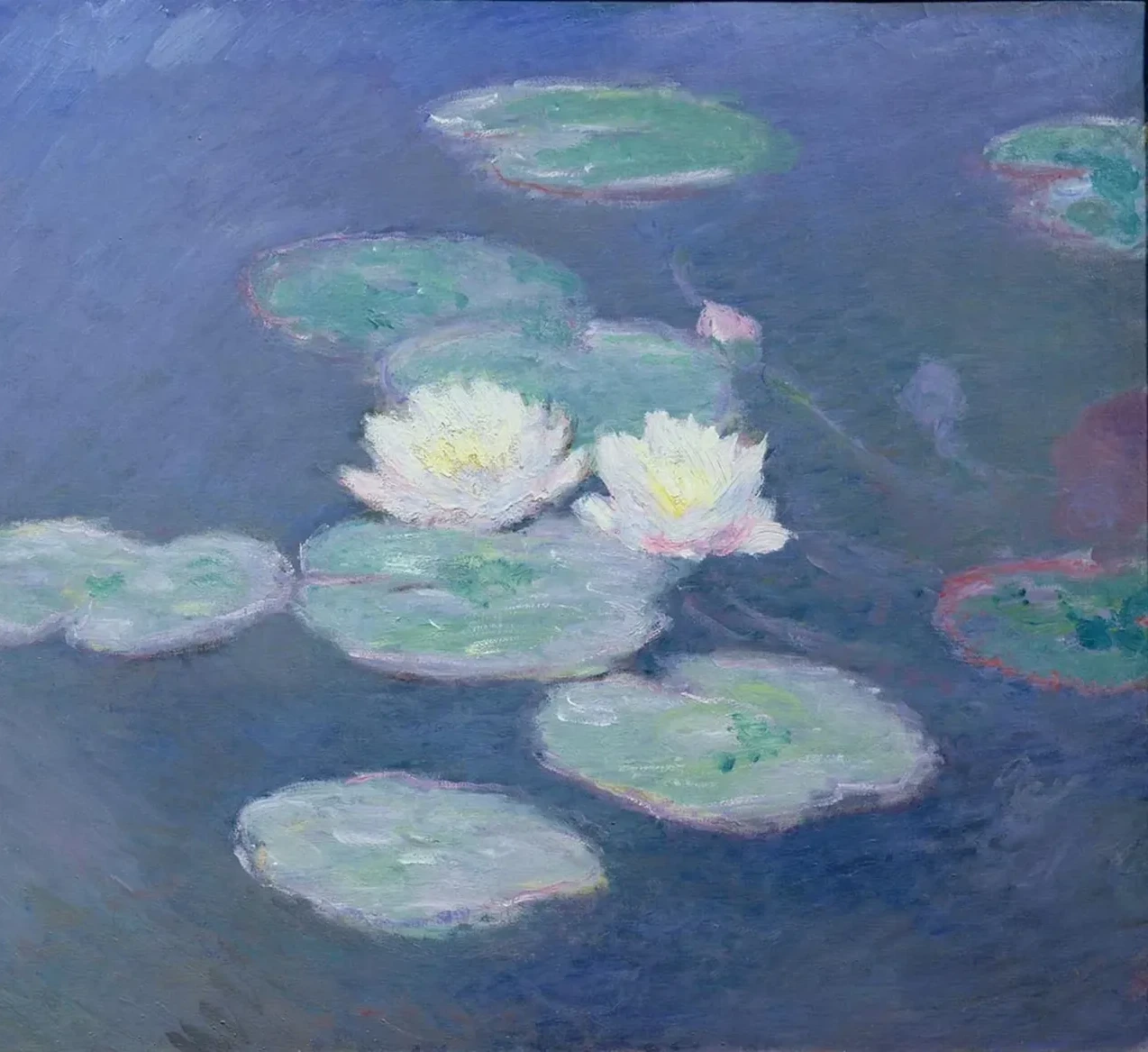 Nymphéas, effet du soir, Claude Monet