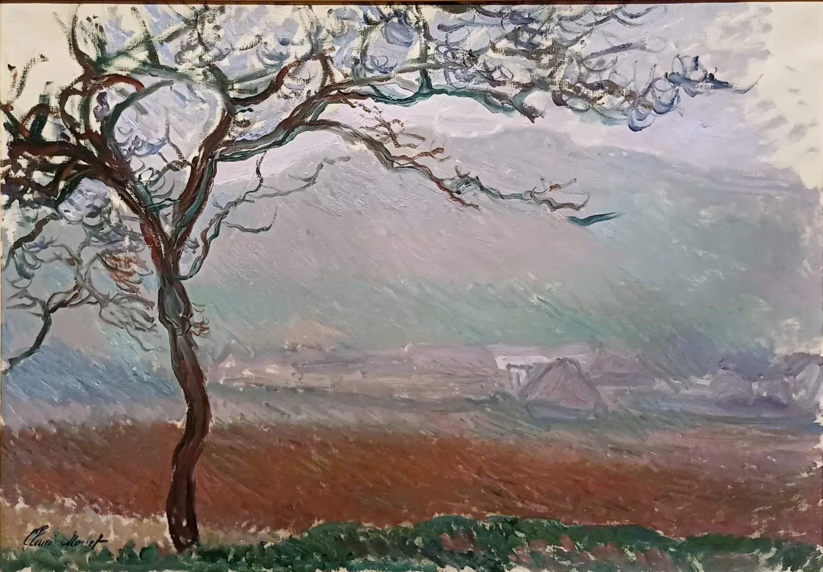 Paysage à Giverny, Claude Monet