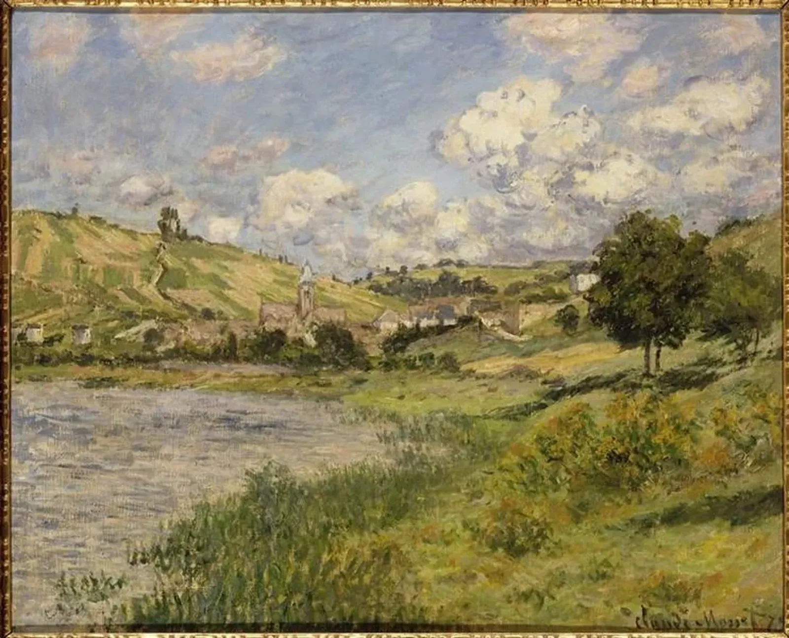 Paysage. Vétheuil, Claude Monet