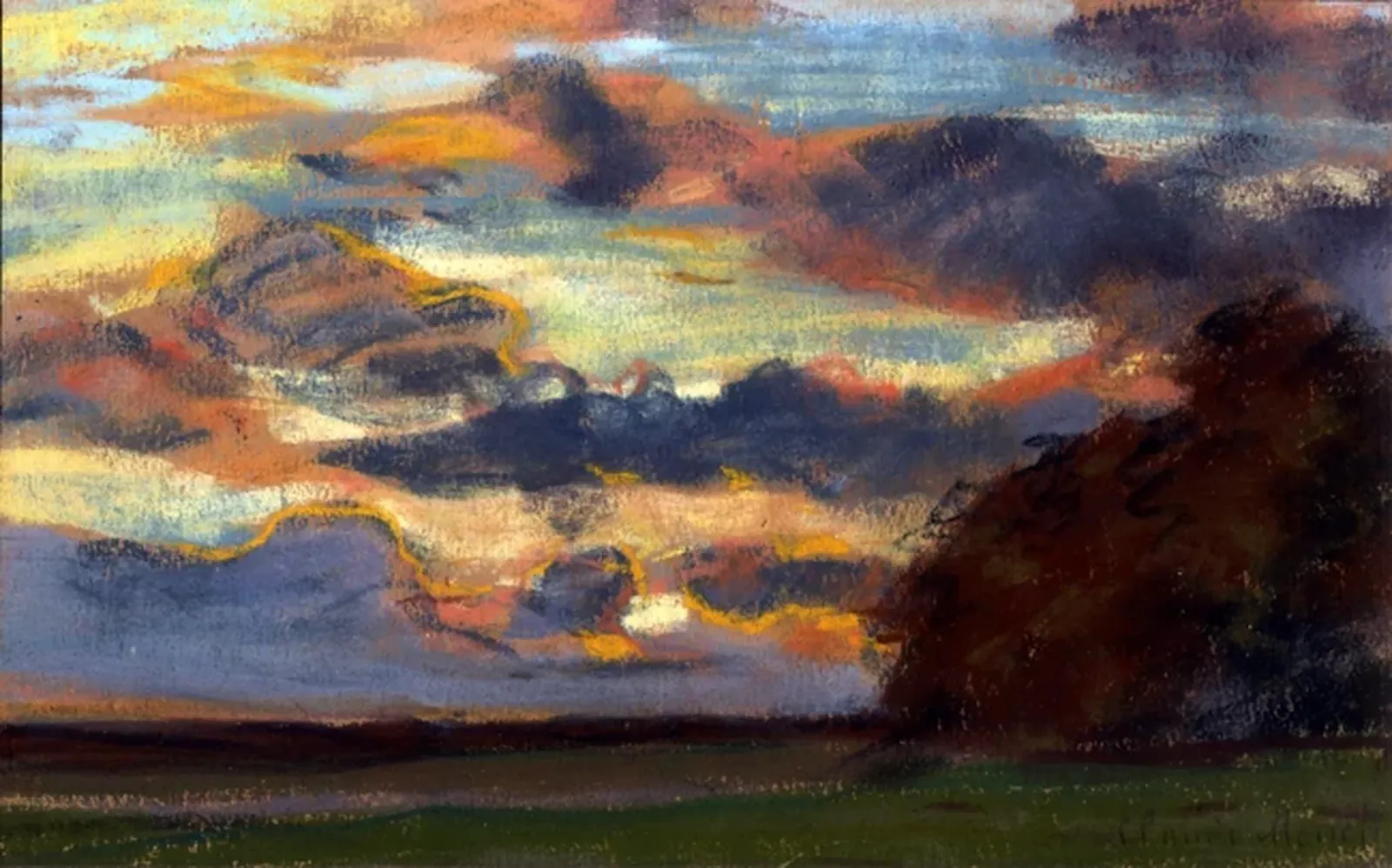Paysage, Claude Monet