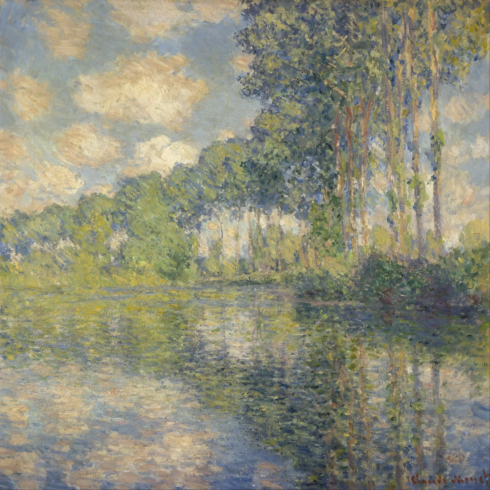 Peupliers au bord de l'Epte, Claude Monet