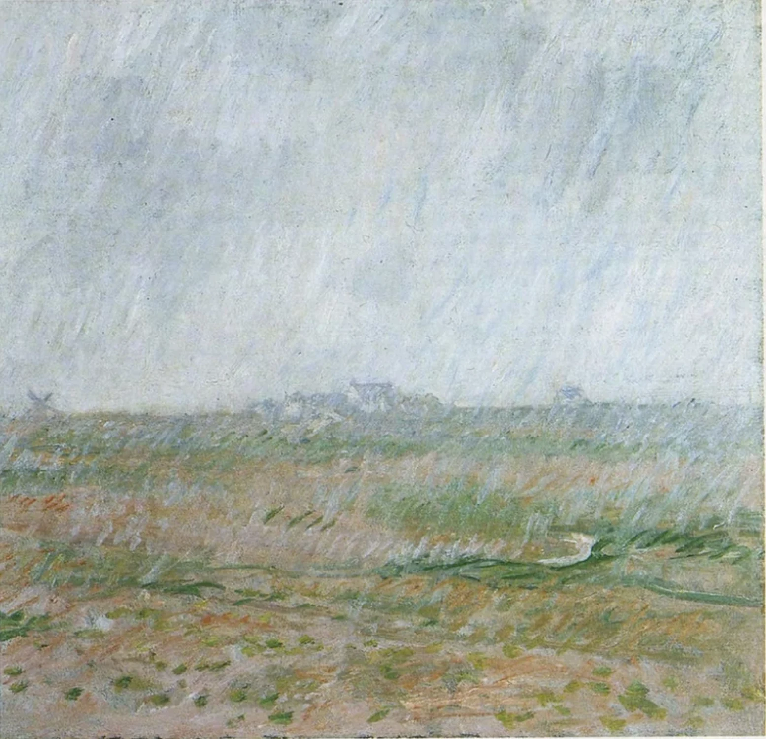 Pluie à Belle-Île, Claude Monet