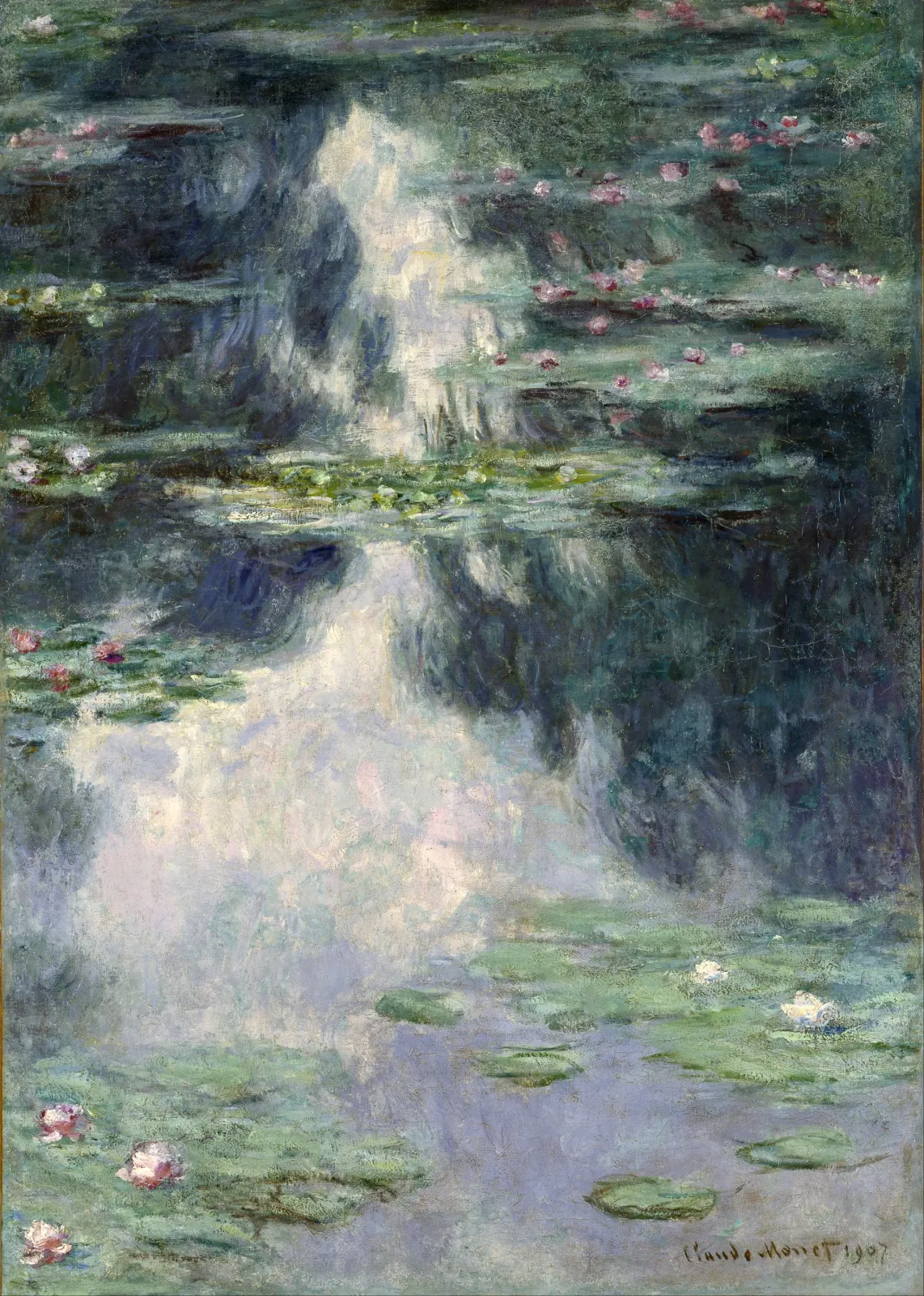 Pond with Water Lilies, Claude Monet