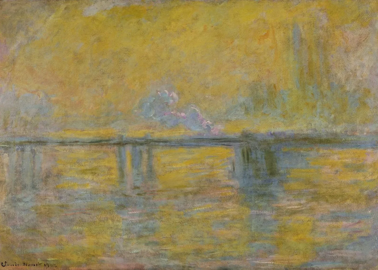 Pont de Londres (Charing Cross Bridge, London), Claude Monet