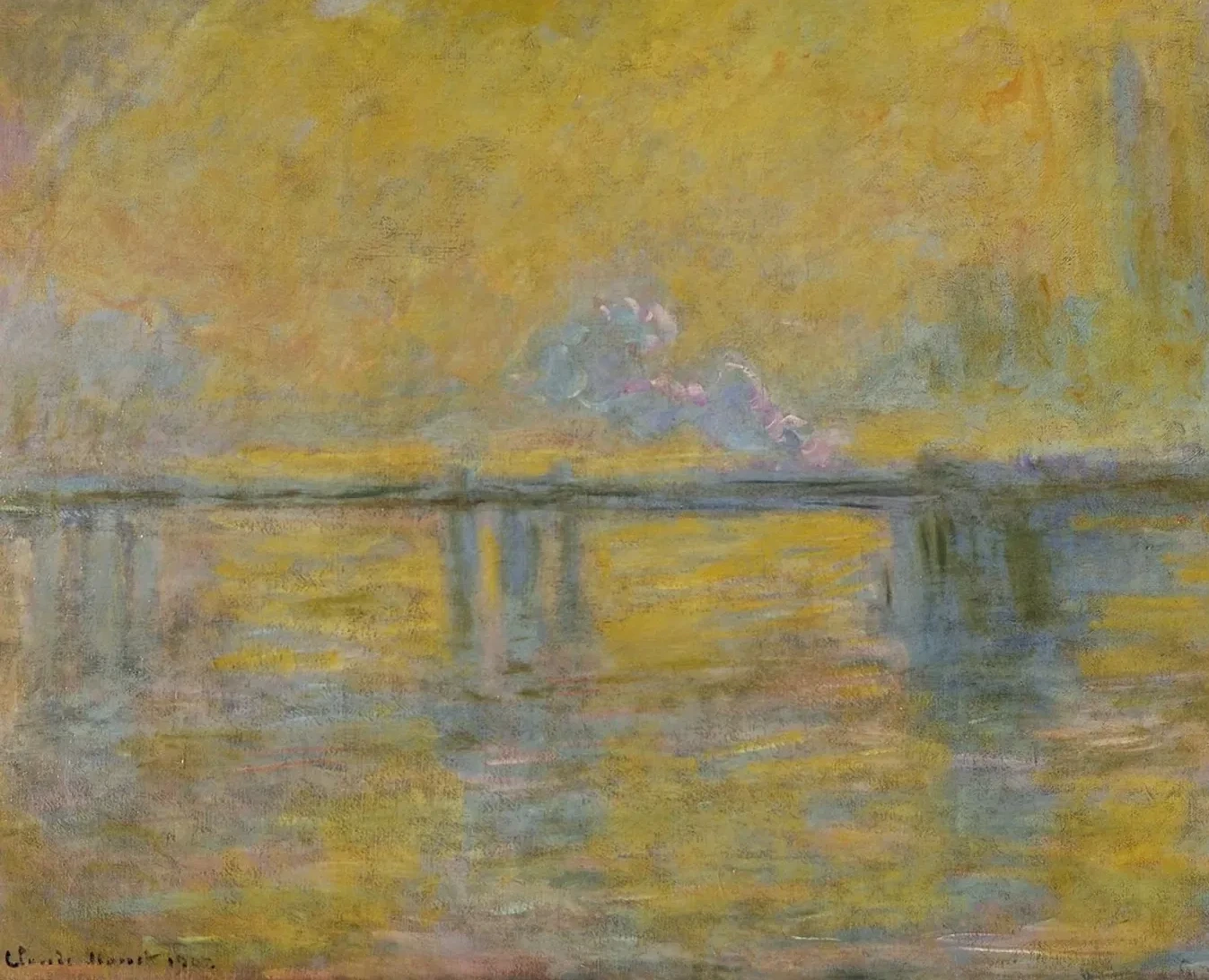 Pont de Londres (Charing Cross Bridge, London), Claude Monet