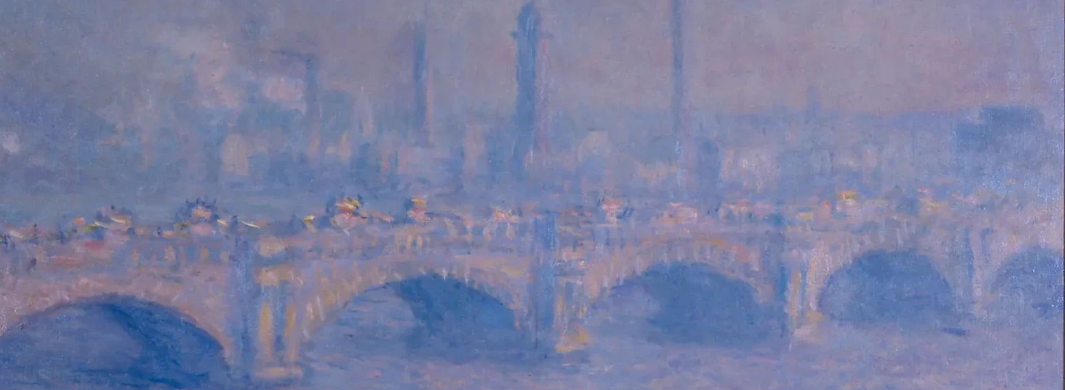 Pont de Waterloo, effet de soleil, Claude Monet
