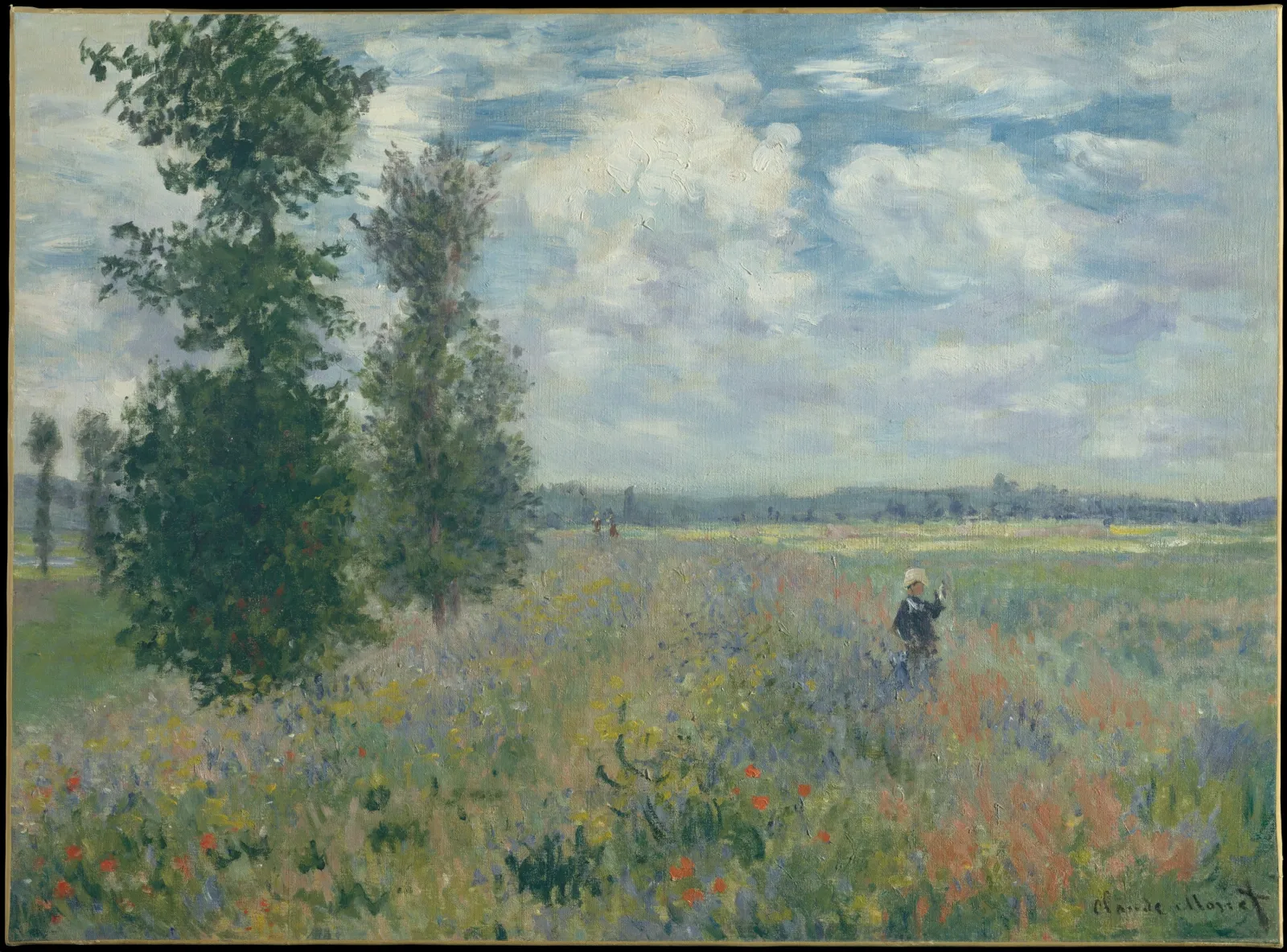 Poppy Fields near Argenteuil, Claude Monet