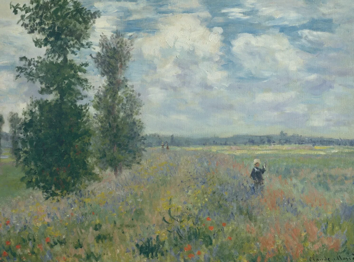 Poppy Fields near Argenteuil, Claude Monet