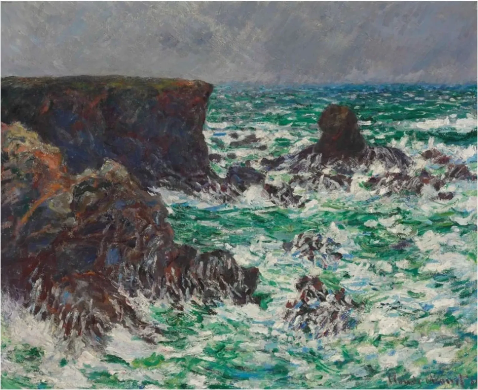 Port-Coton, Le Lion, Claude Monet