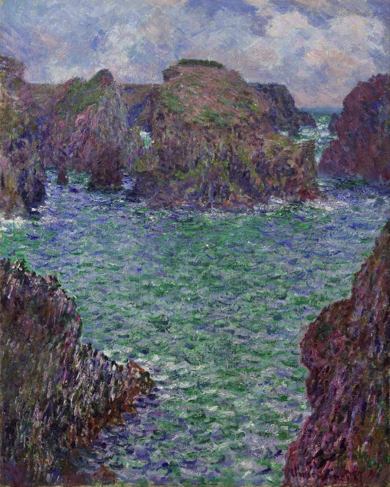 Port-Goulphar, Belle-Île, Claude Monet