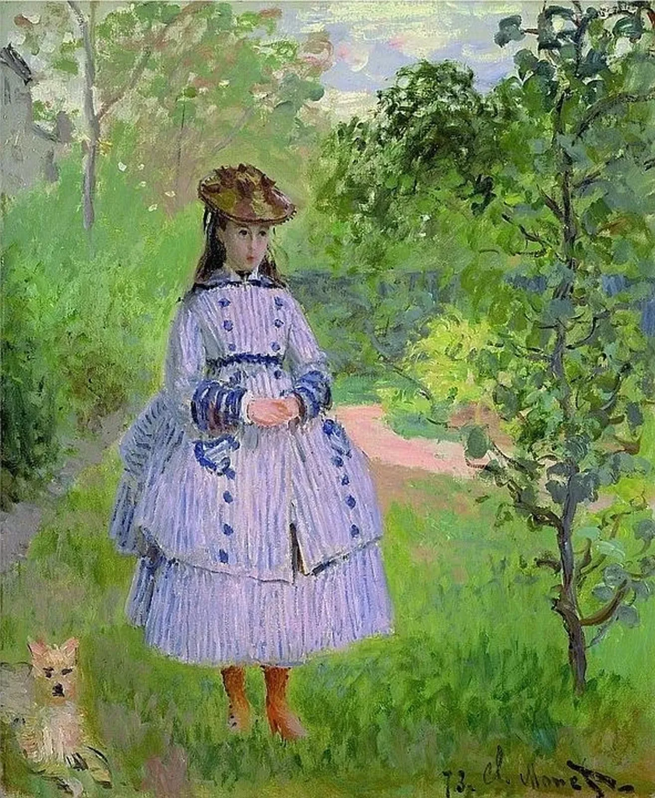 Portrait of Mademoiselle Bonnet, Claude Monet