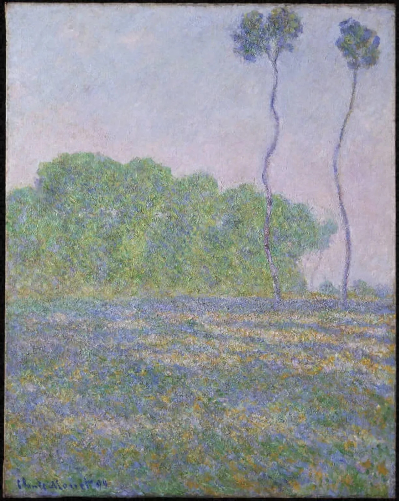 Prairie à Giverny, Claude Monet