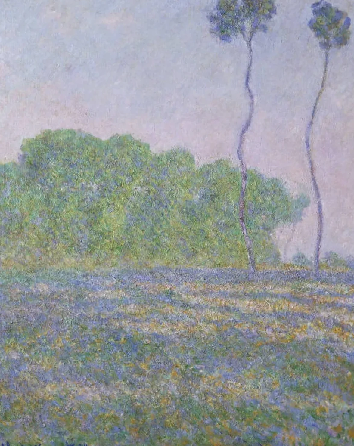 Prairie à Giverny, Claude Monet