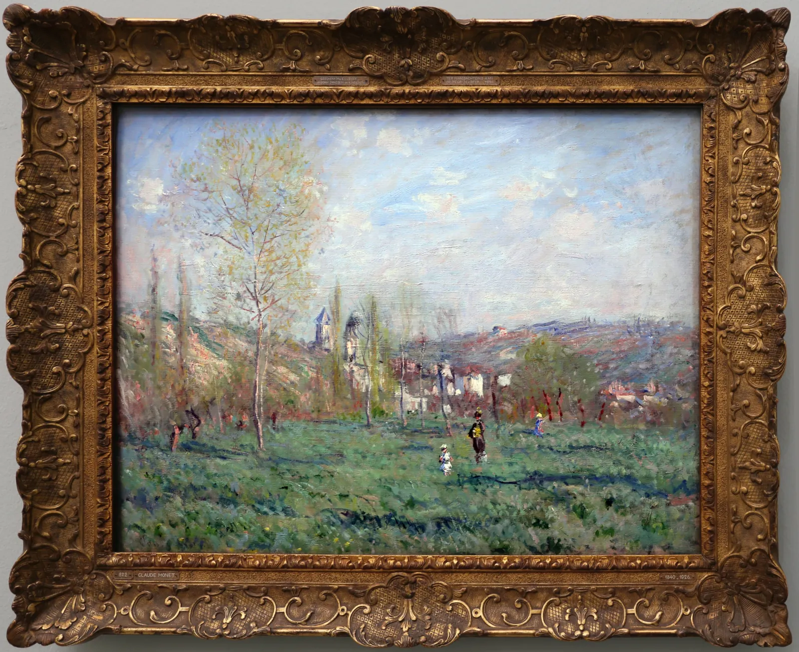 Printemps à Vétheuil, Claude Monet