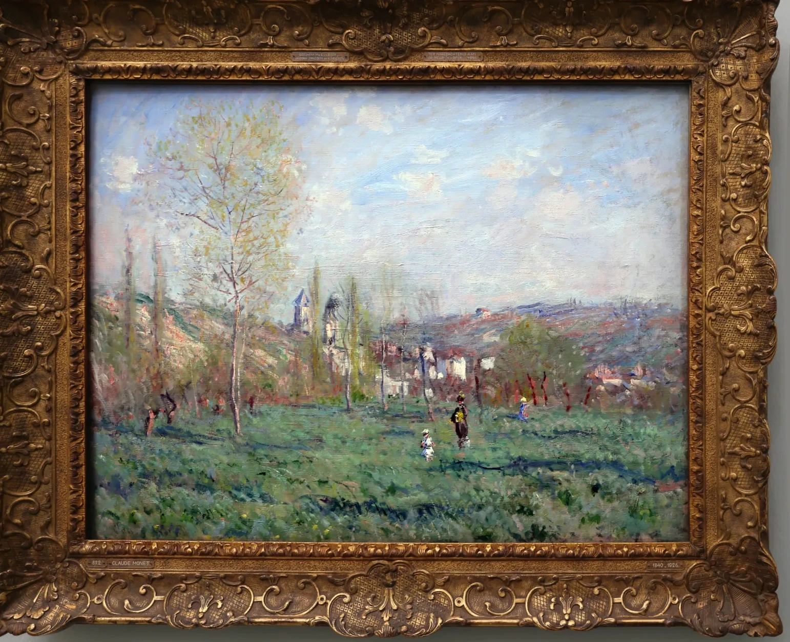 Printemps à Vétheuil, Claude Monet