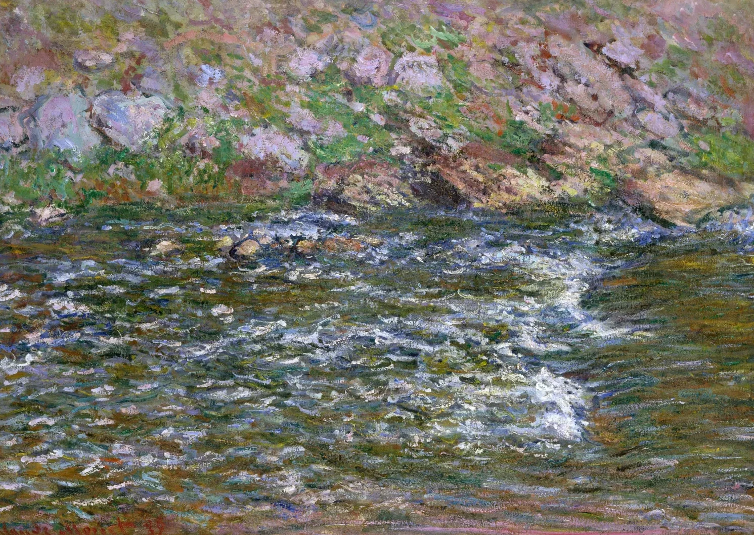 Rapids on the Petite Creuse at Fresselines, Claude Monet