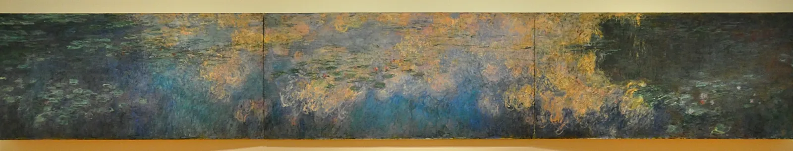Reflets de nuages sur l'étang aux nénuphars, Claude Monet