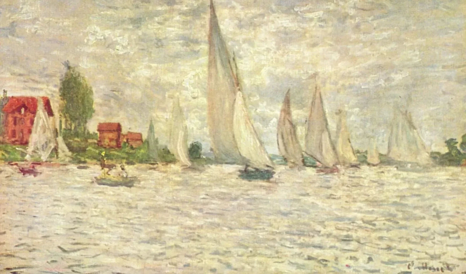 Régate à Argenteuil, Claude Monet