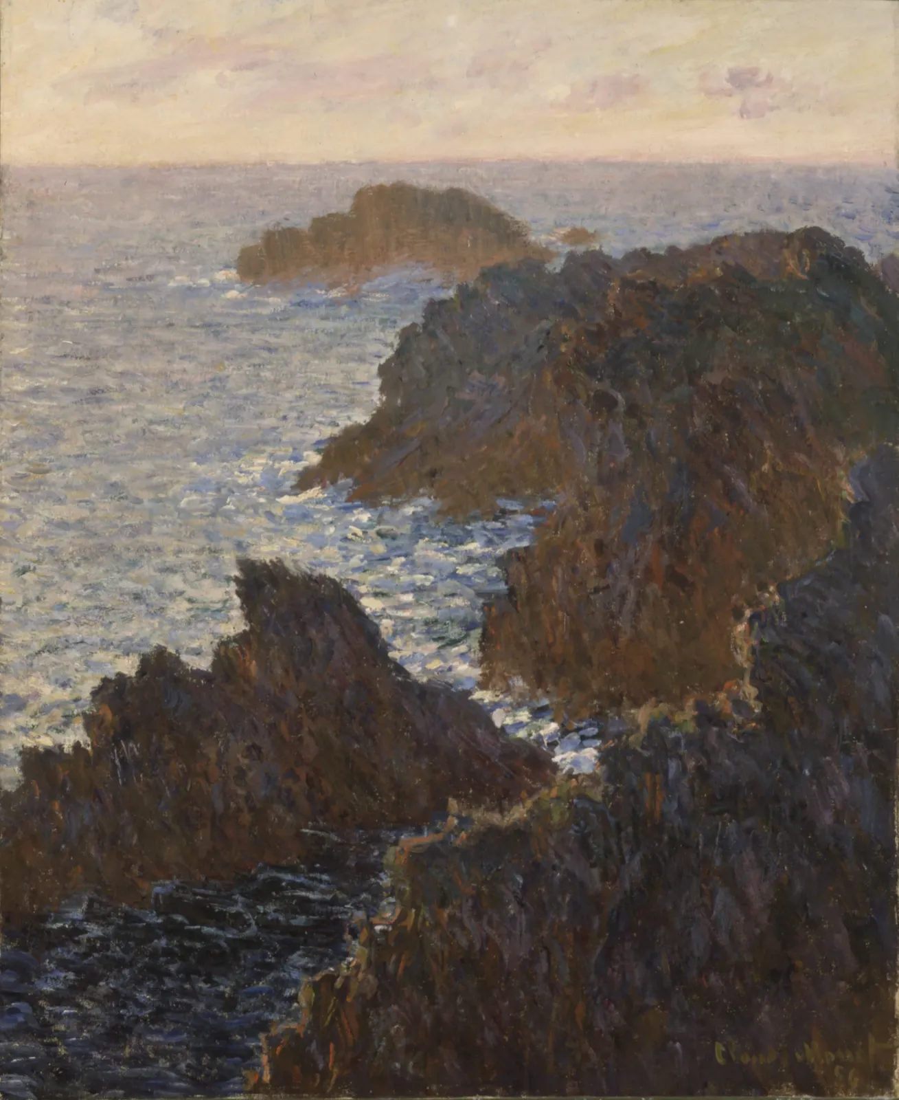 Rocks at Belle-Isle, Port-Domois, Claude Monet