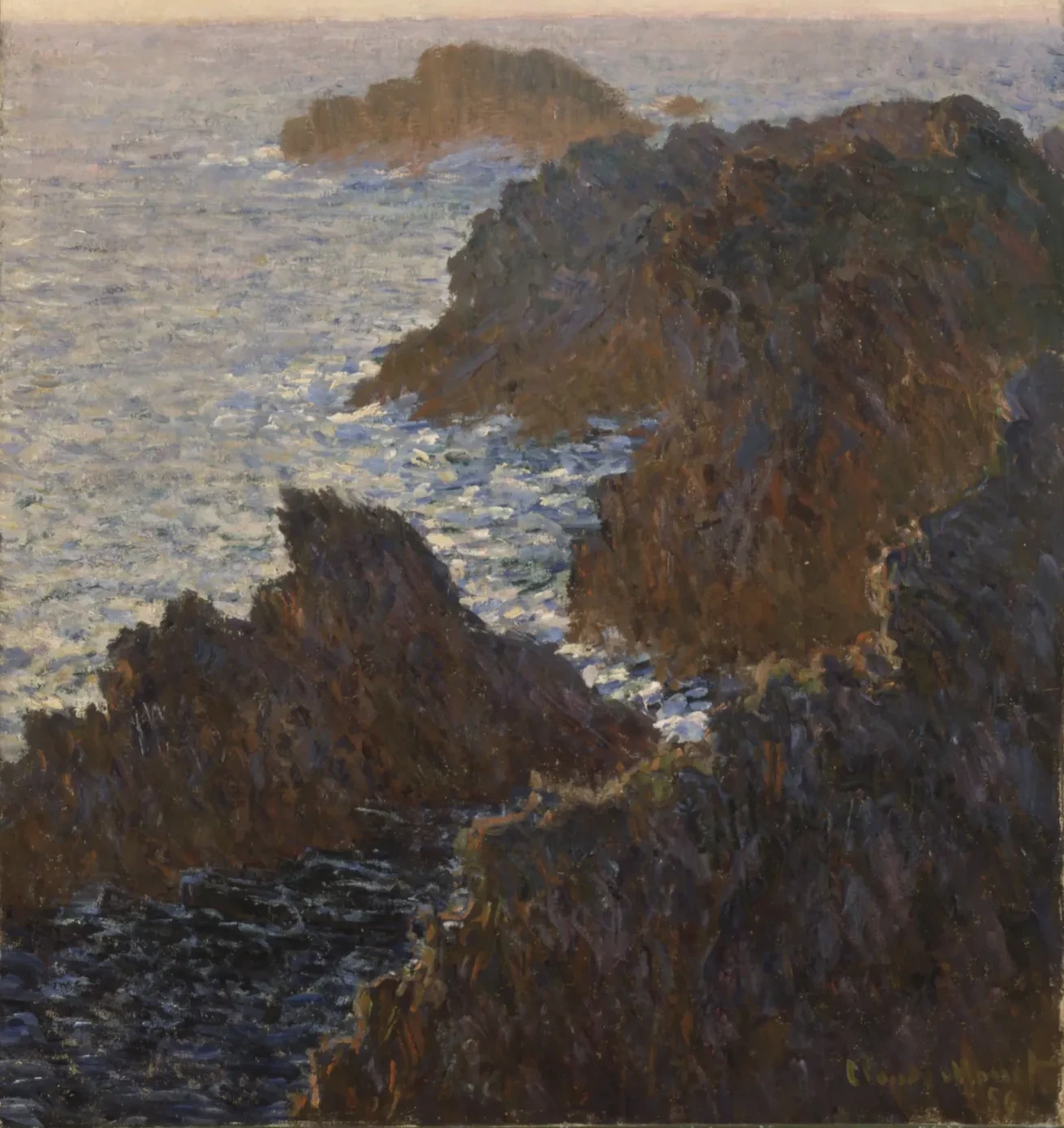 Rocks at Belle-Isle, Port-Domois, Claude Monet