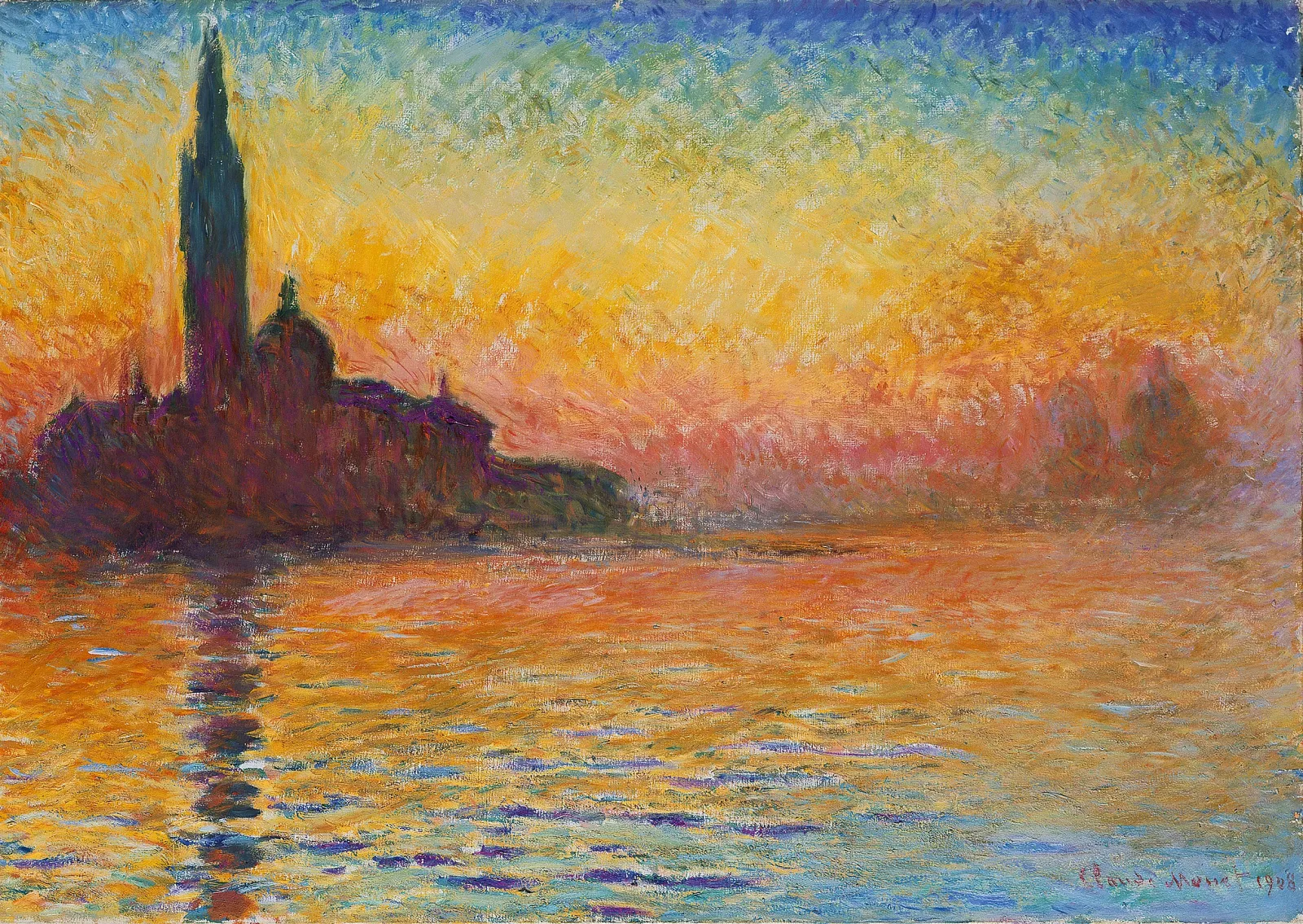 San Giorgio Maggiore au crépuscule, Claude Monet