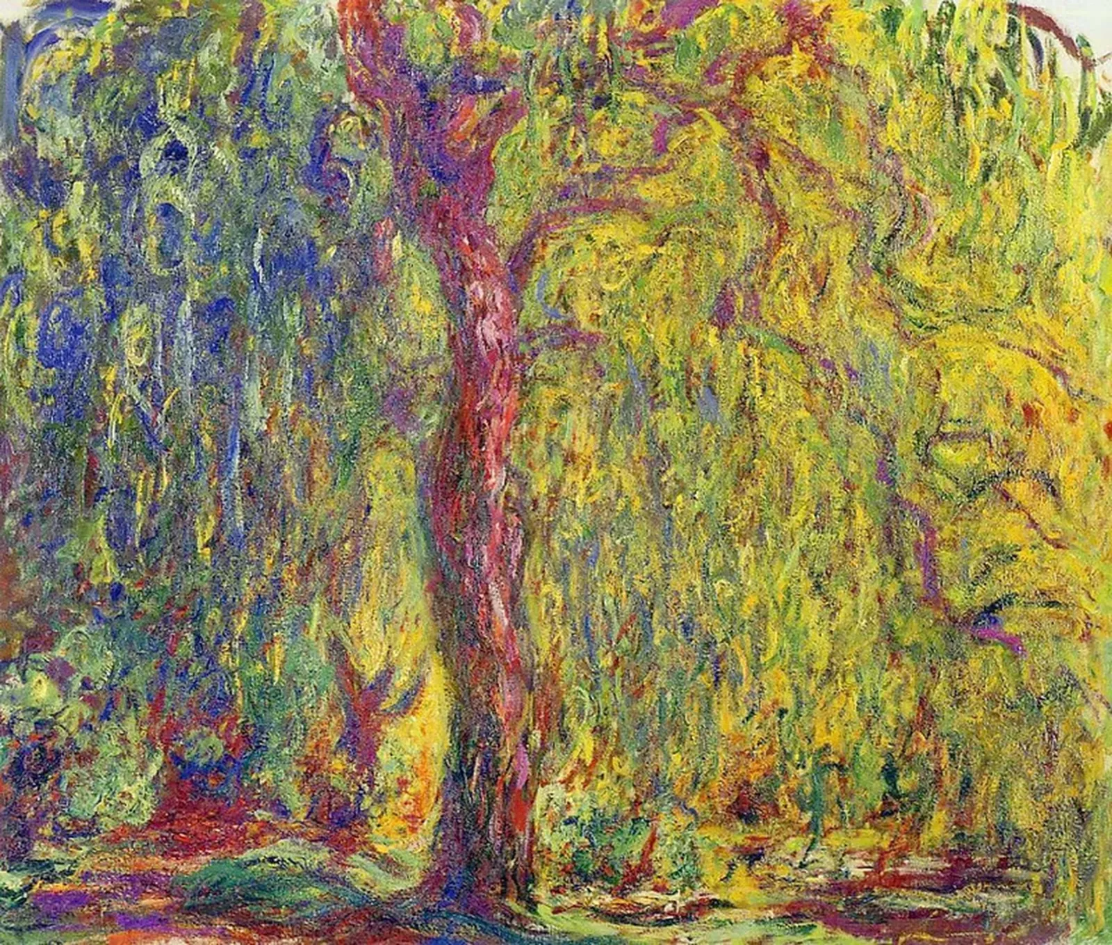 Saule pleureur, Claude Monet