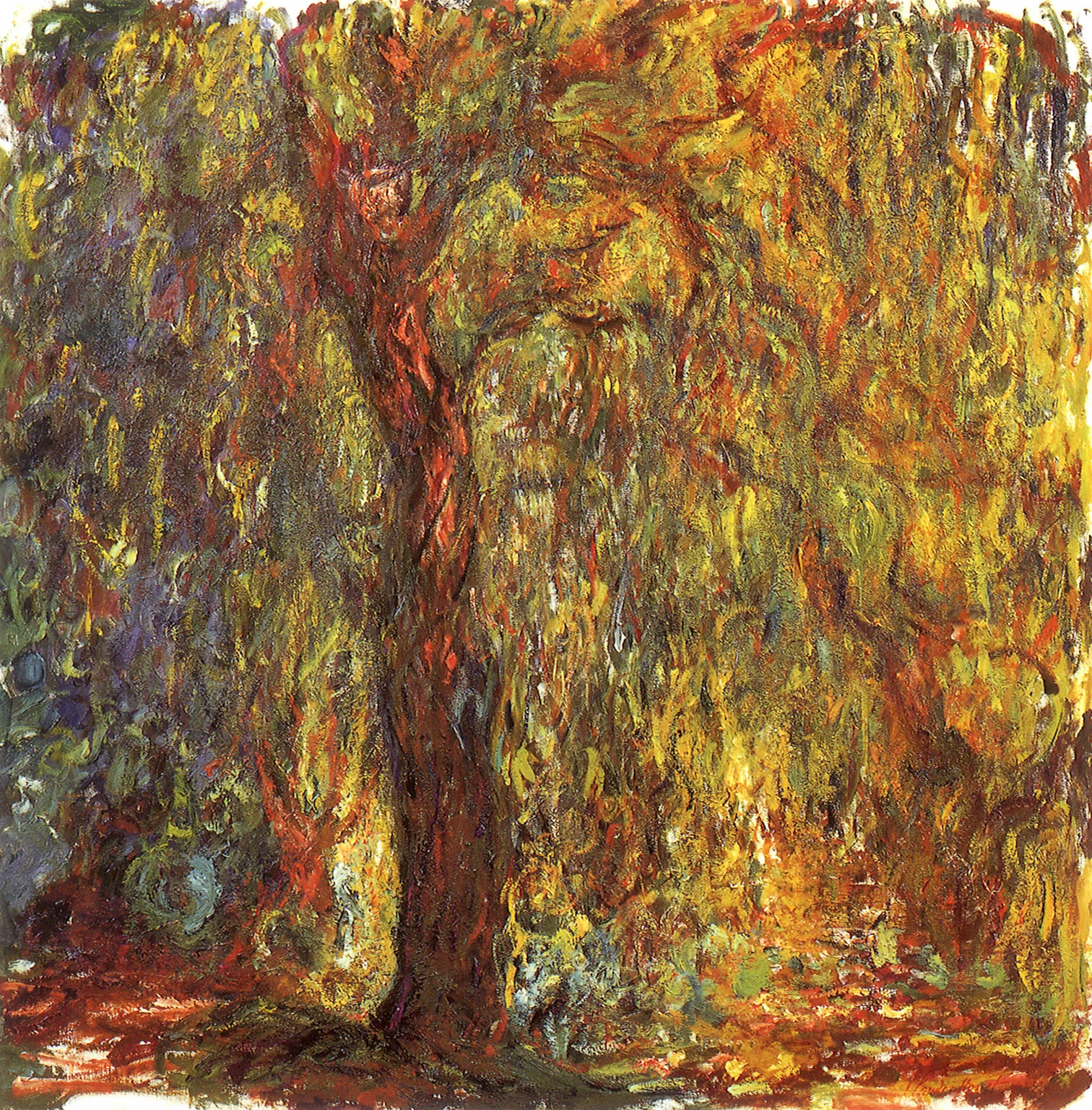 Saule pleureur, Claude Monet