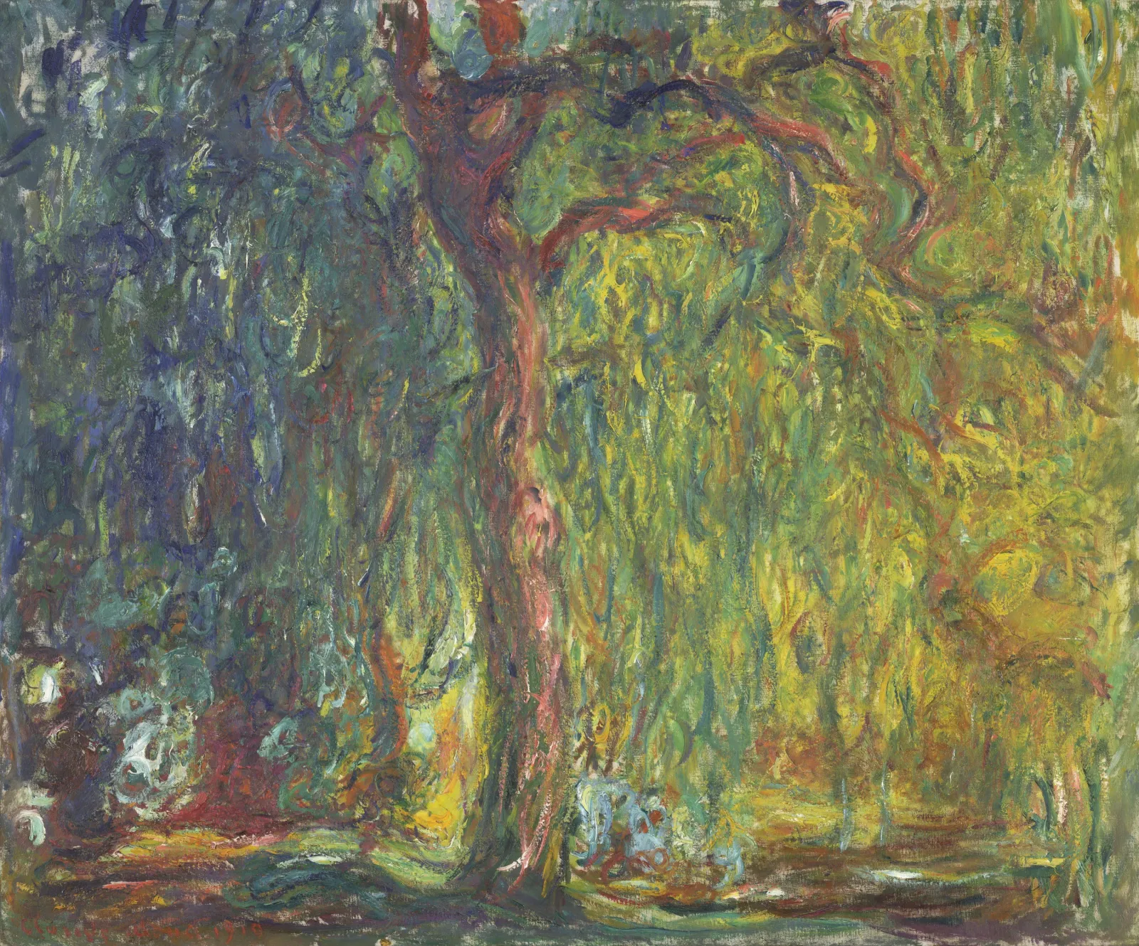 Saule pleureur, Claude Monet