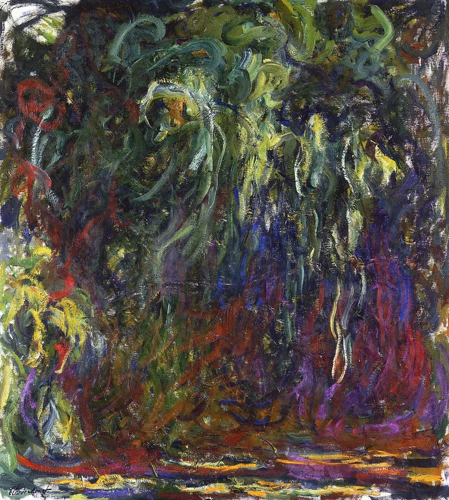 Saule pleureur, Claude Monet