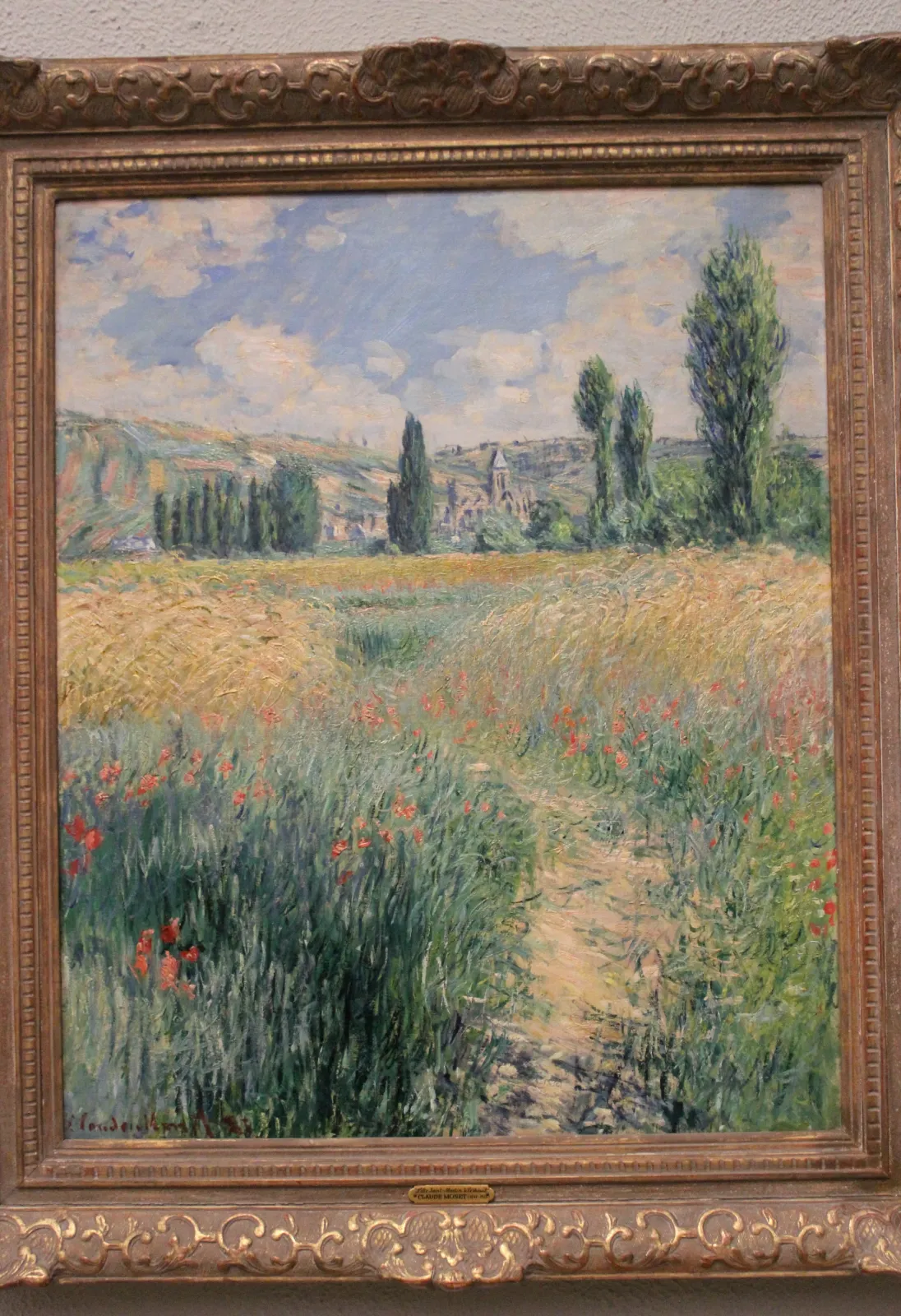 Sentier sur l'île de Saint Martin, Vétheuil, Claude Monet
