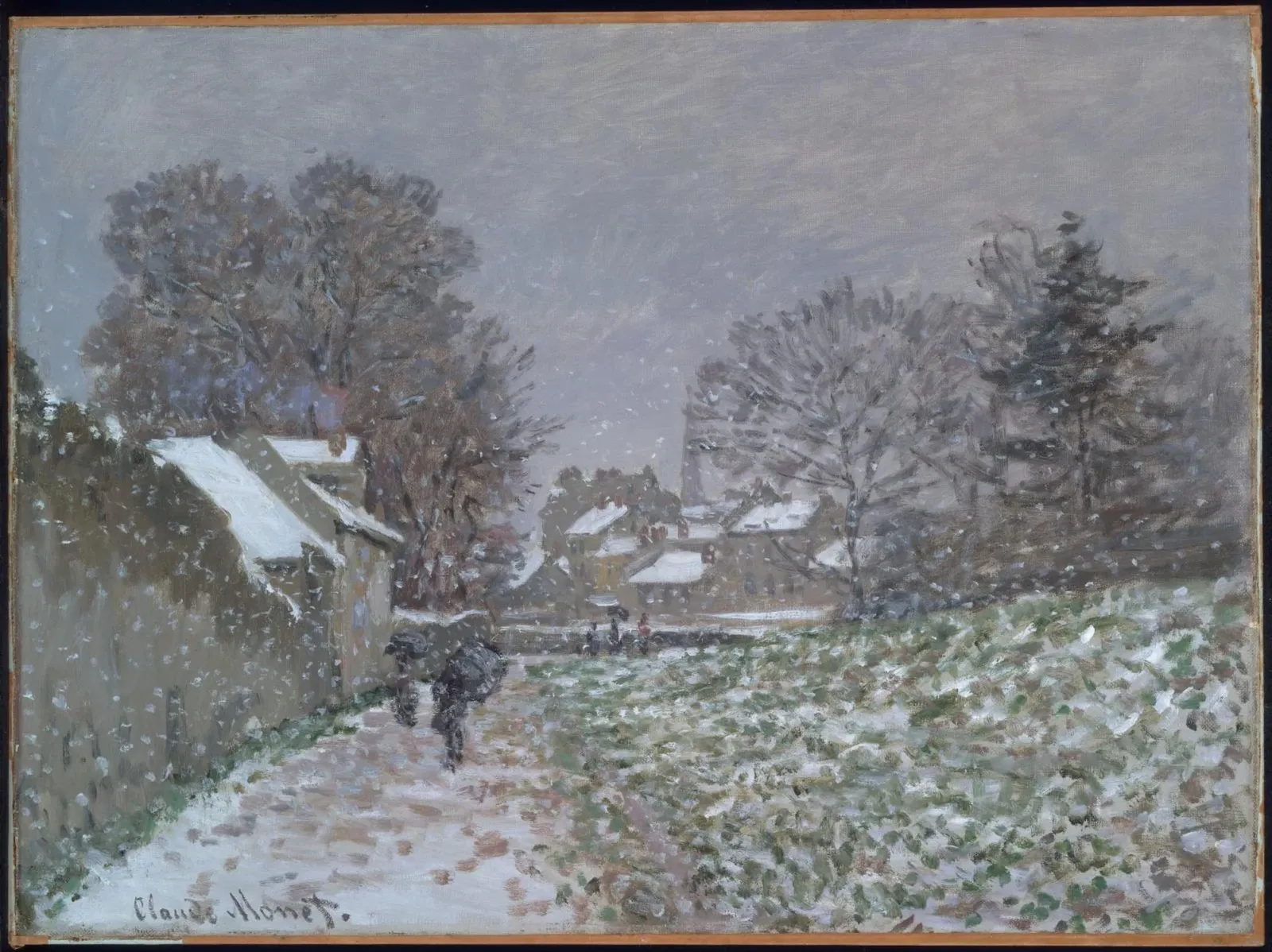 Snow at Argenteuil, Claude Monet