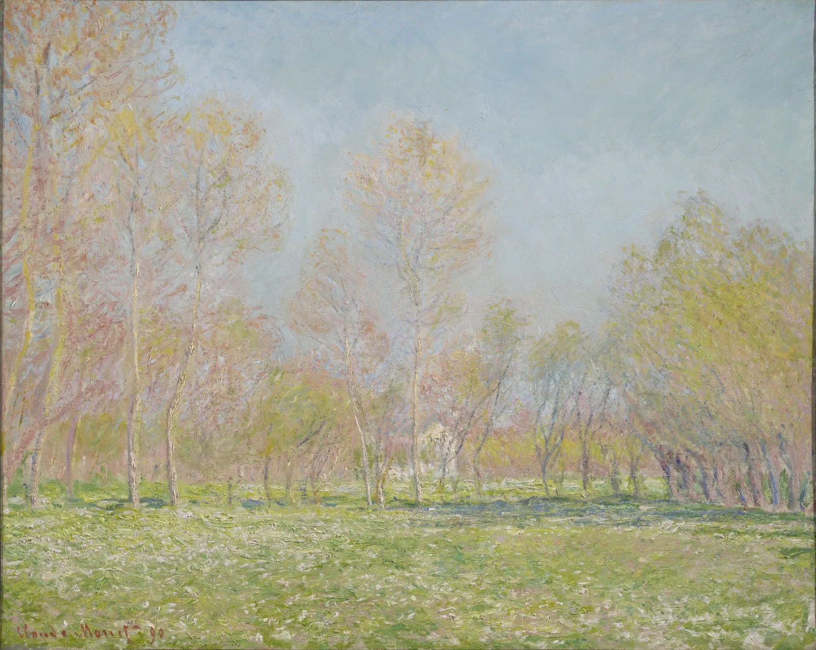 Spring in Giverny, Claude Monet