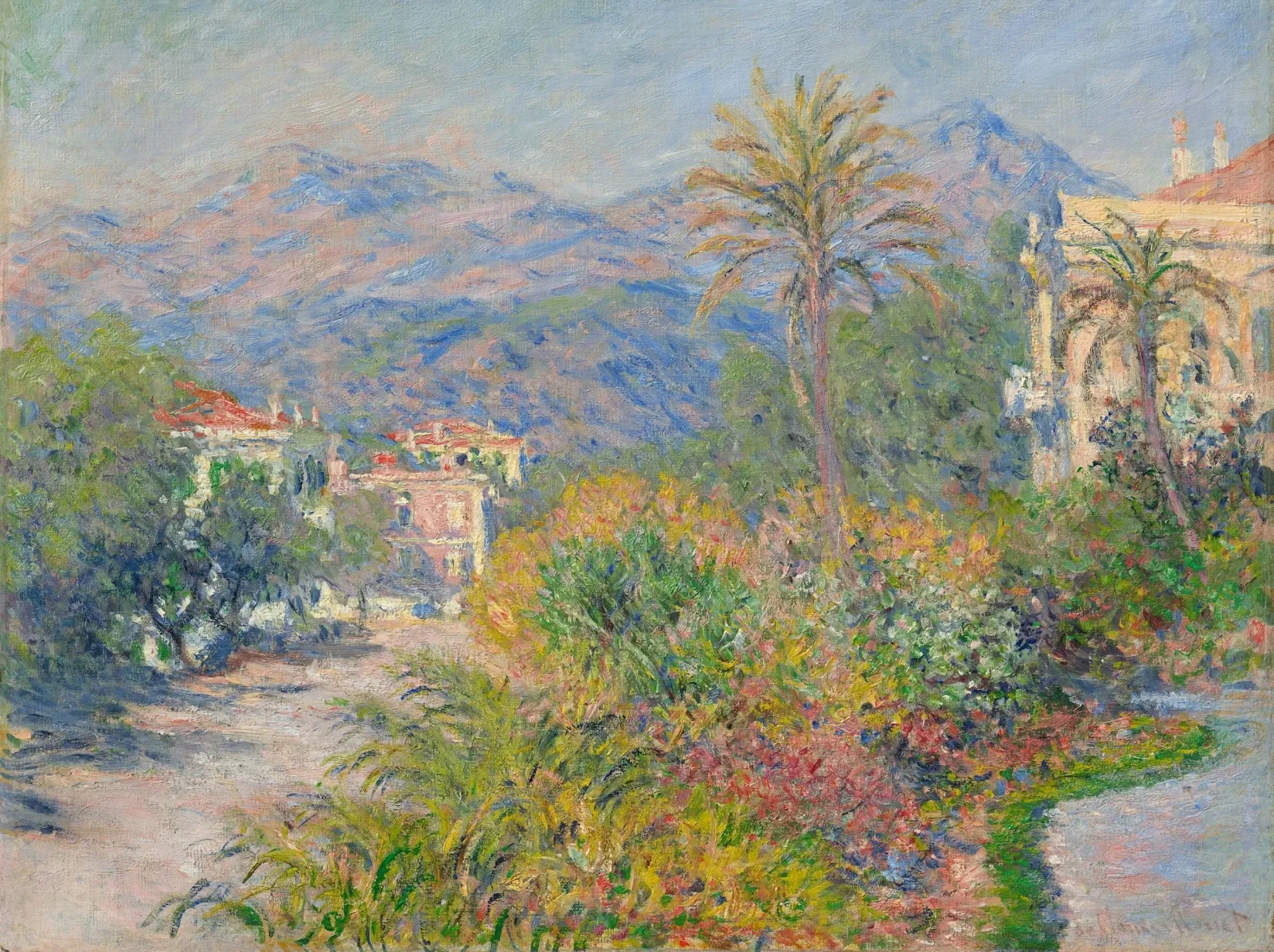 Strada Romana à Bordighera, Claude Monet