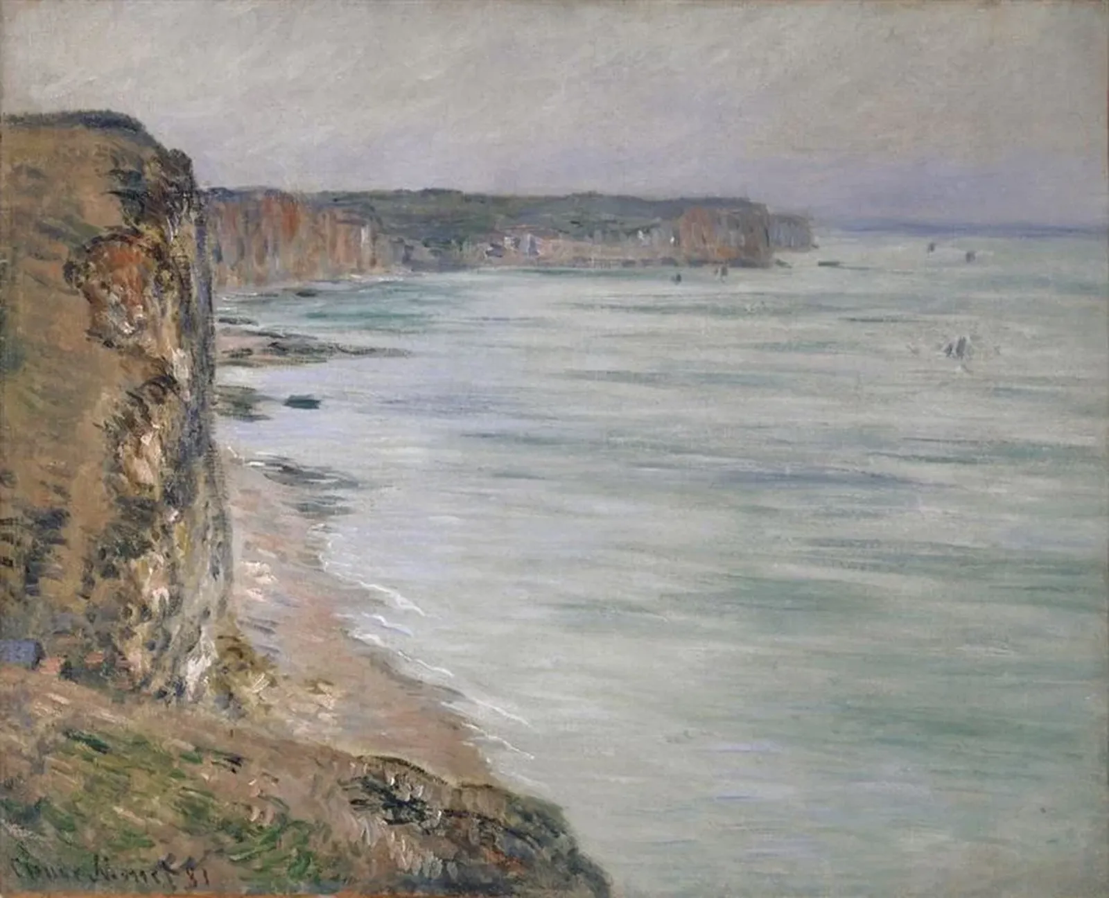 Temps calme, Pourville, Claude Monet