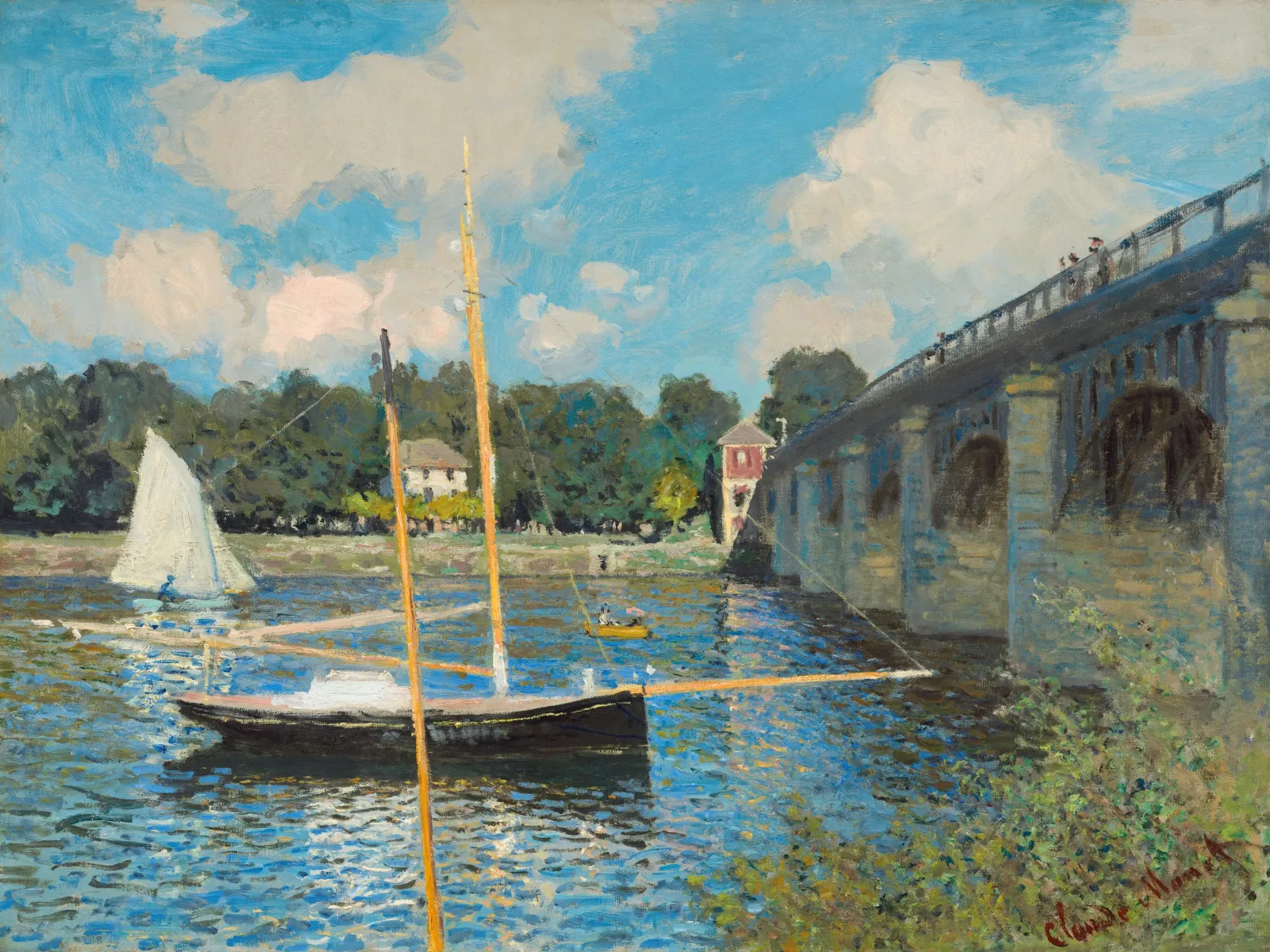 The Bridge at Argenteuil, Claude Monet