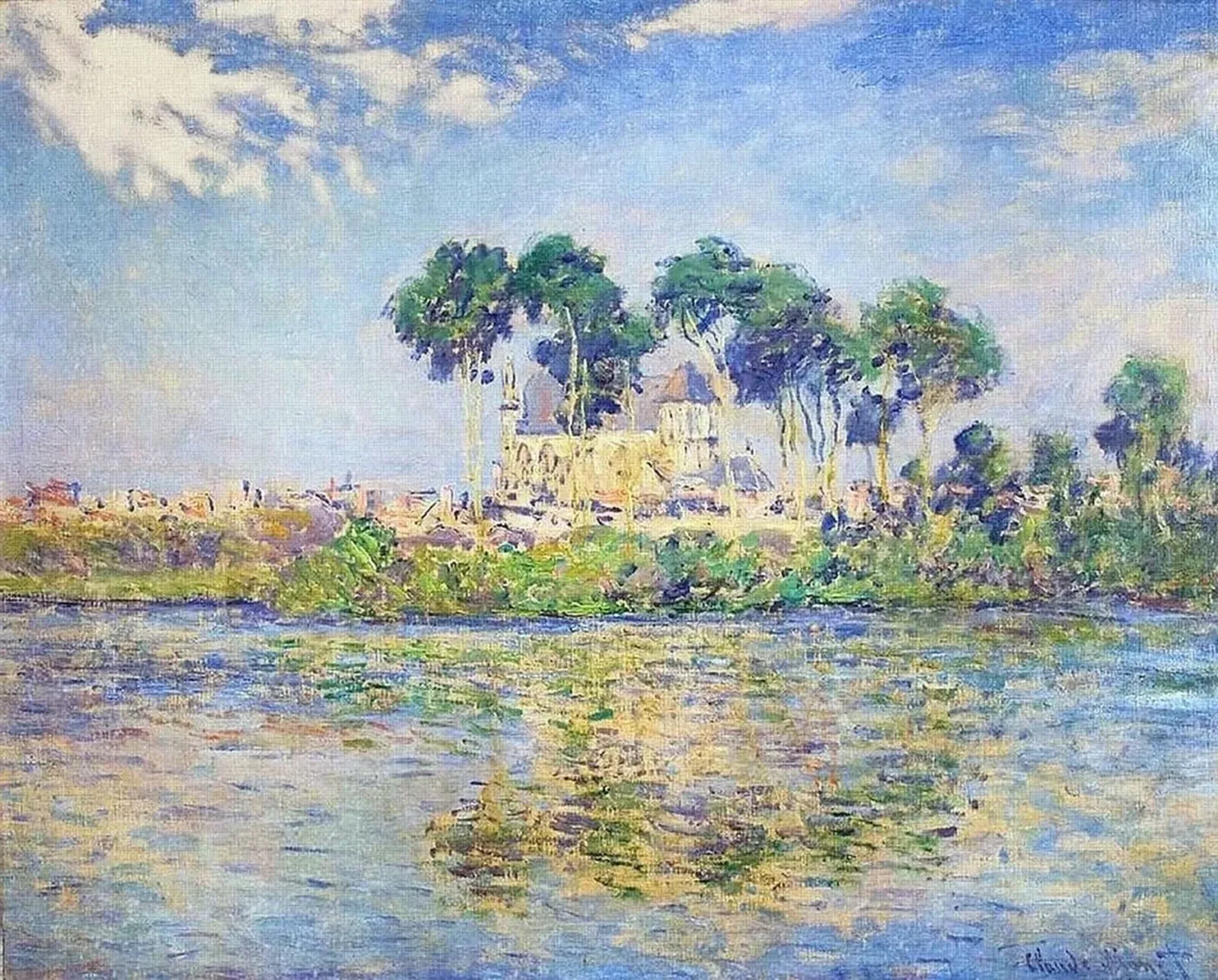 The Church at Vernon, Claude Monet