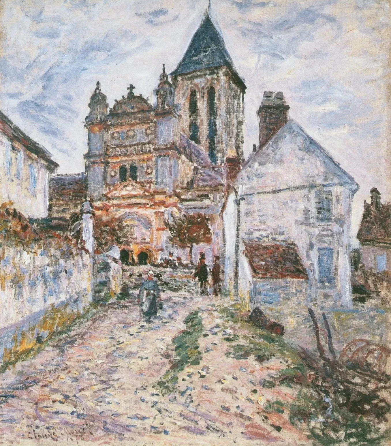 The Church at Vétheuil, Claude Monet