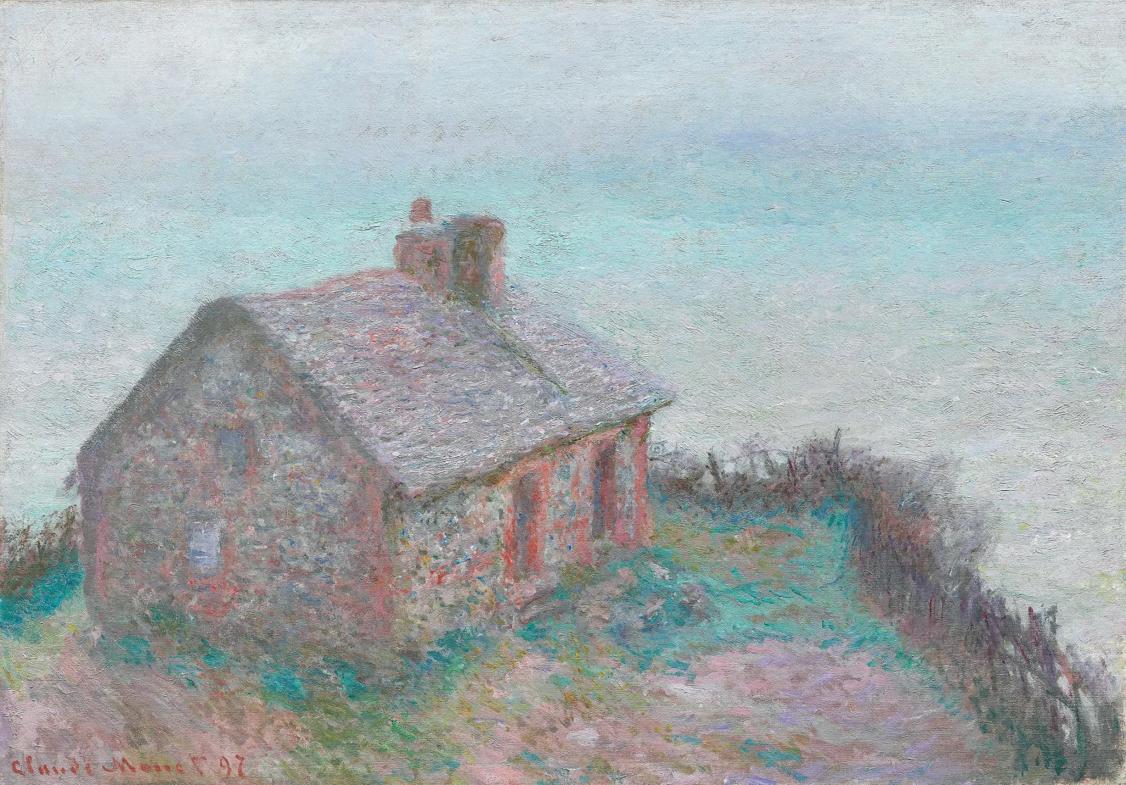 The Customs House at Varengeville, Claude Monet
