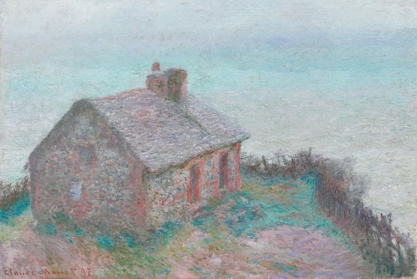 The Customs House at Varengeville, Claude Monet