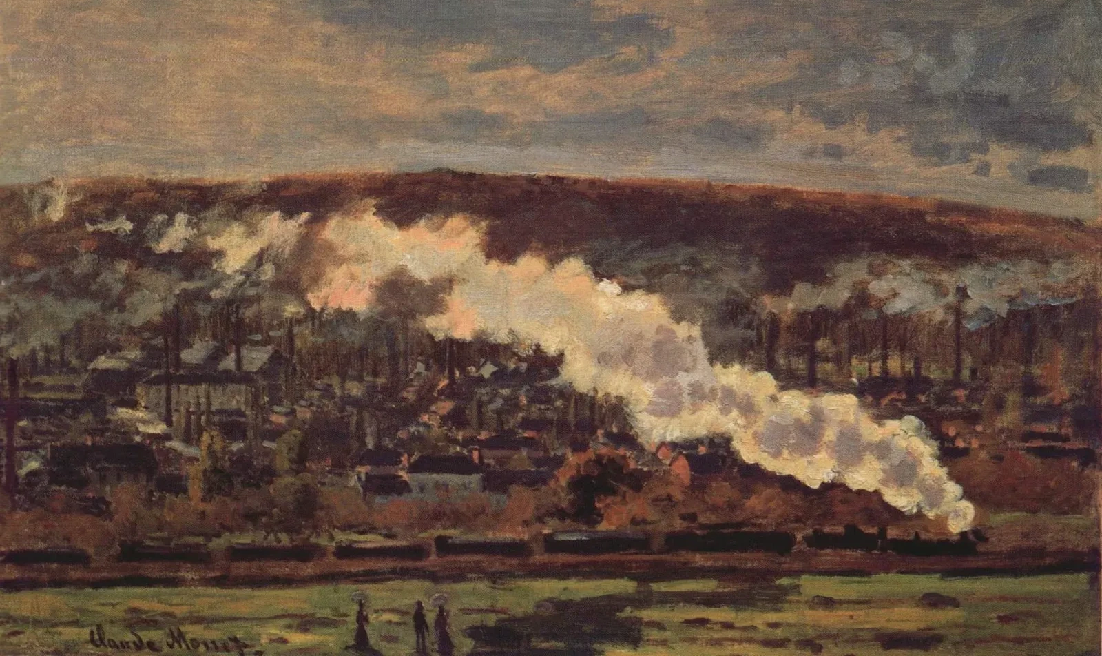 The Goods Train, Claude Monet
