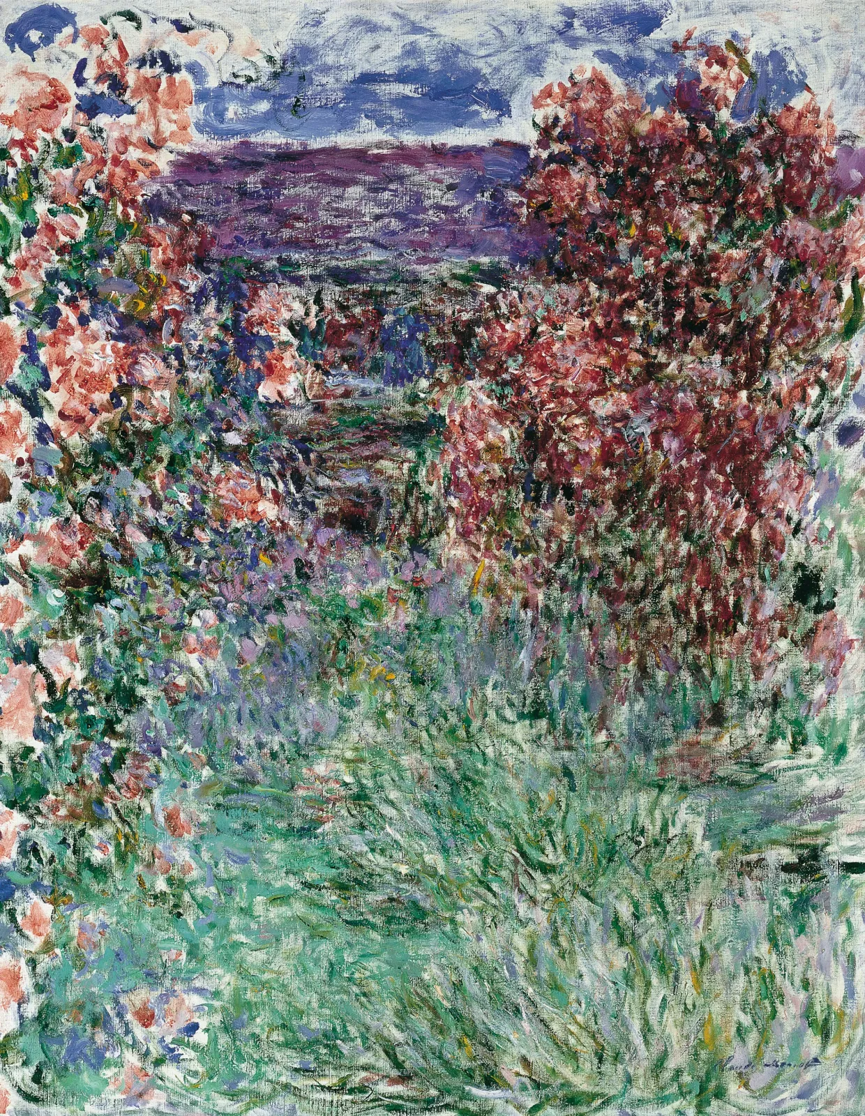The House among the Roses, Claude Monet