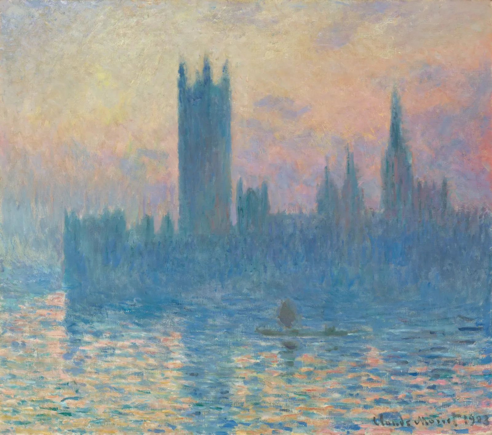 The Houses of Parliament, Sunset, Claude Monet